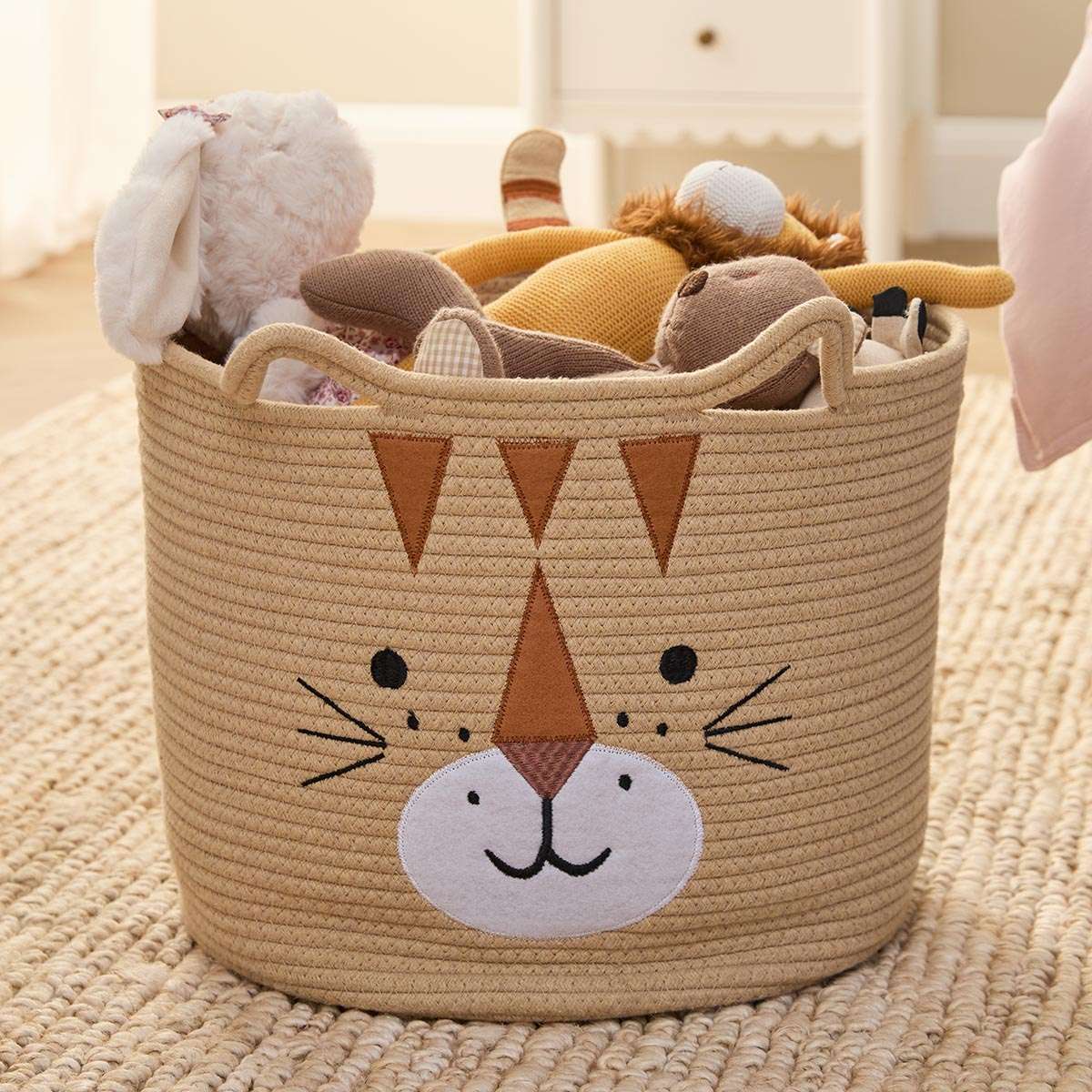 Tiger Rope Basket - Mocka New Zealand