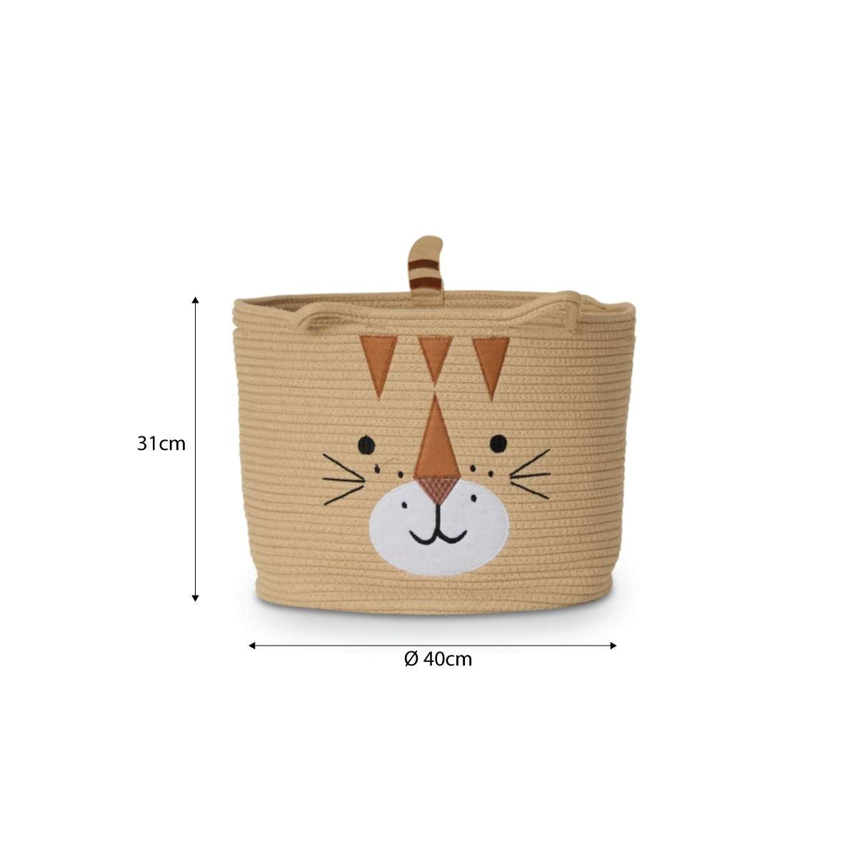 Tiger Rope Basket - Mocka New Zealand