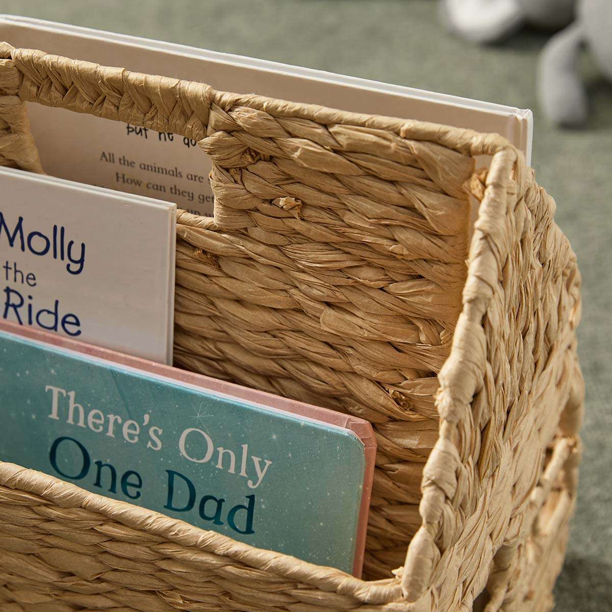 Little Paper House Book Storage Basket - Mocka New Zealand