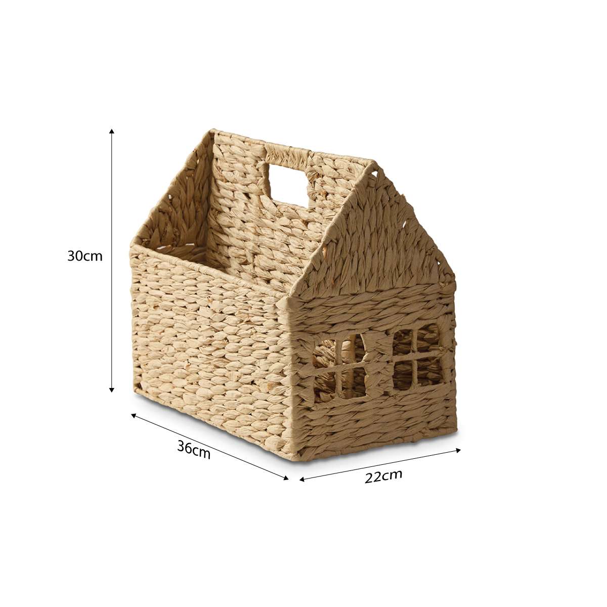 Little Paper House Book Storage Basket - Mocka New Zealand