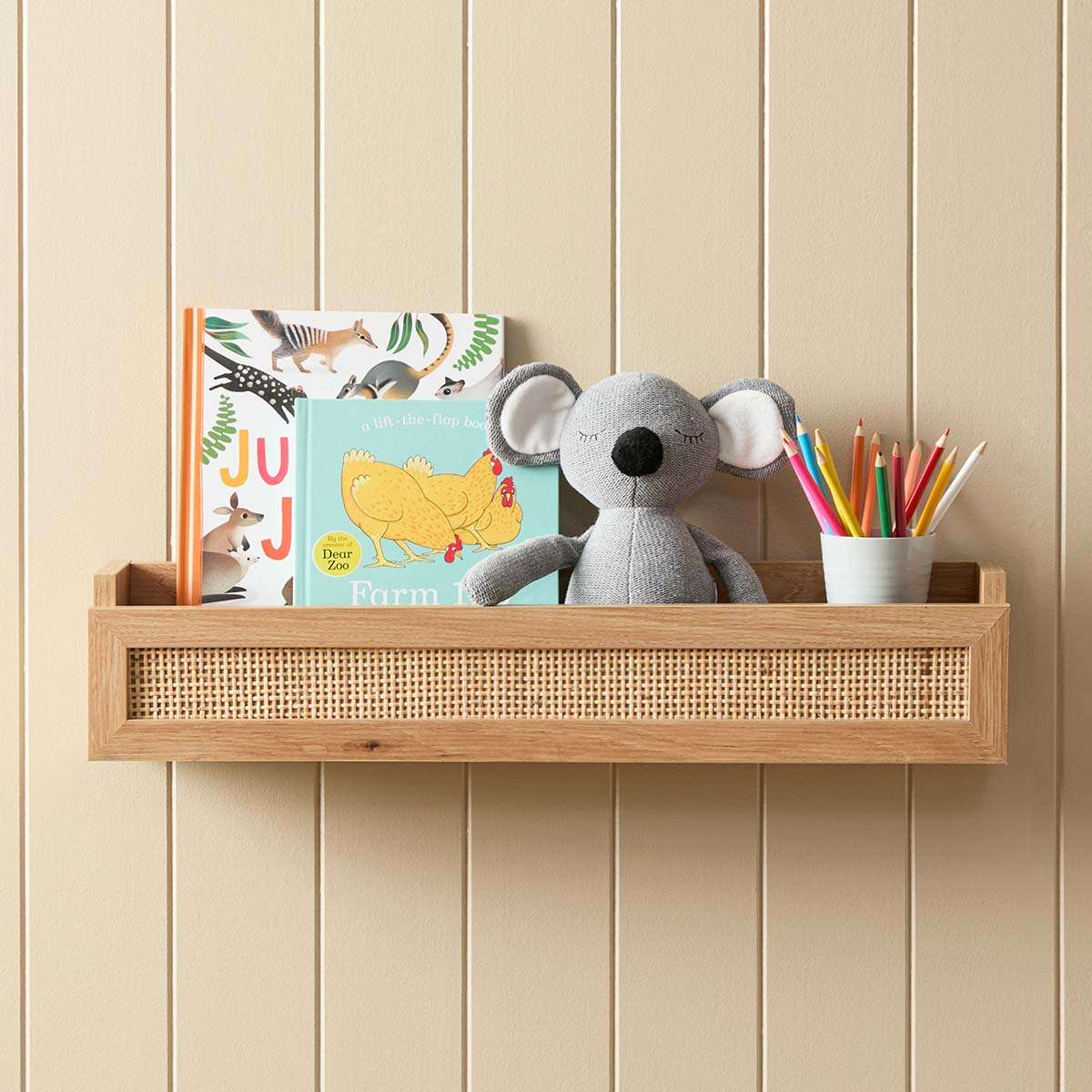 Noosa Wall Shelf - Natural - Mocka New Zealand