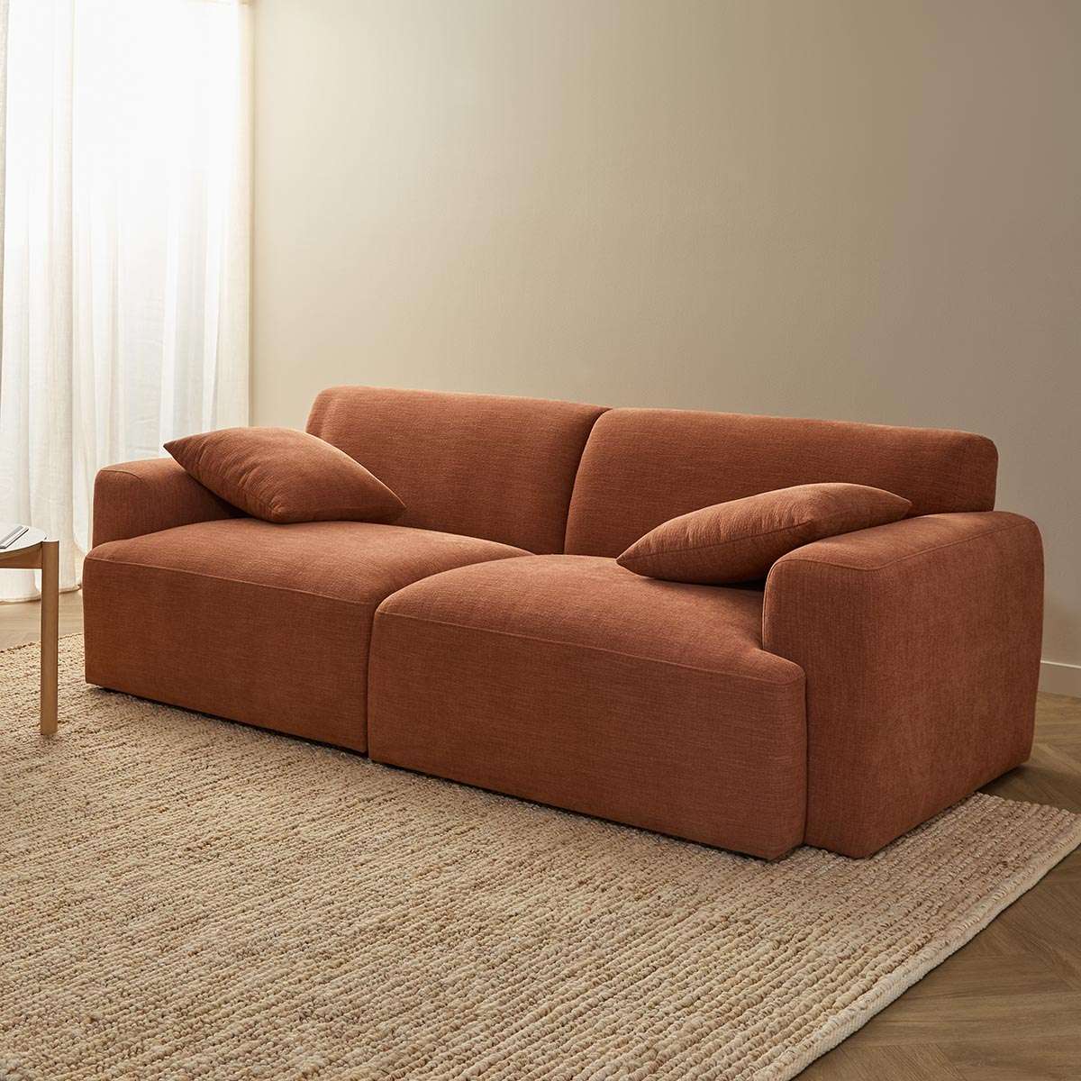 Dylan 2.5 Seater Sofa - Rust