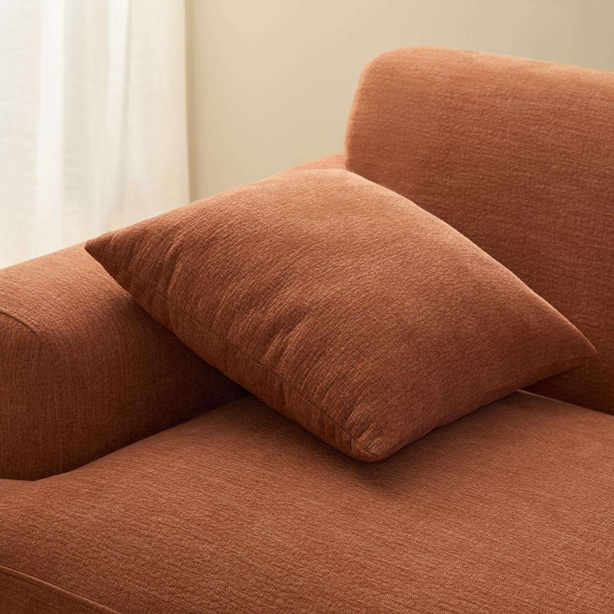 Dylan 2.5 Seater Sofa - Rust