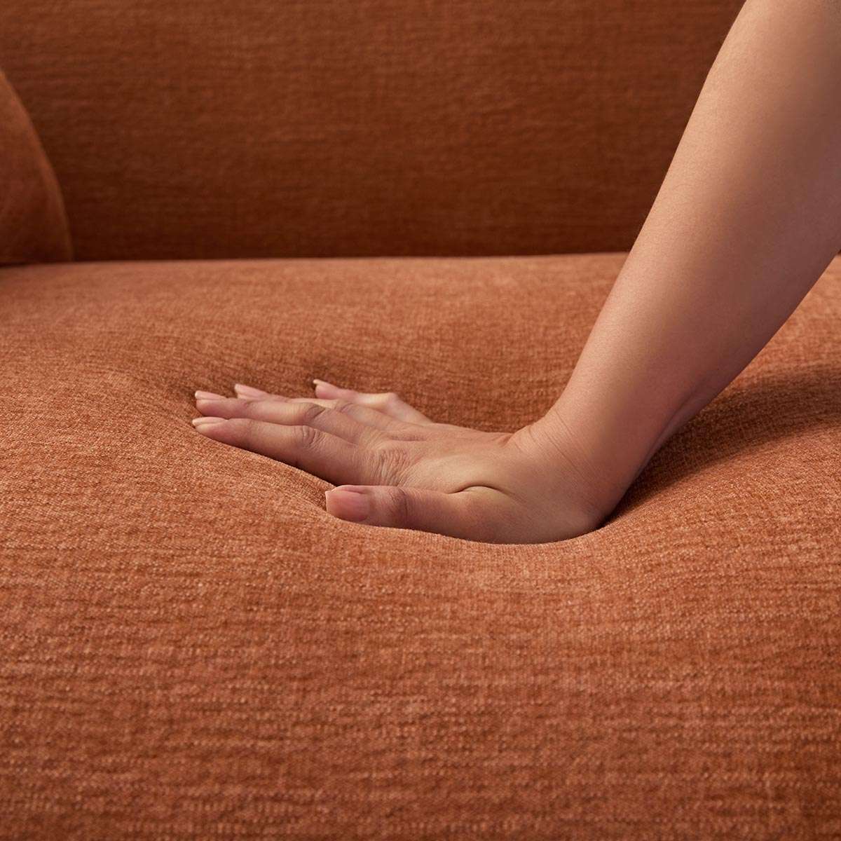 Dylan Large Ottoman - Rust - Mocka New Zealand