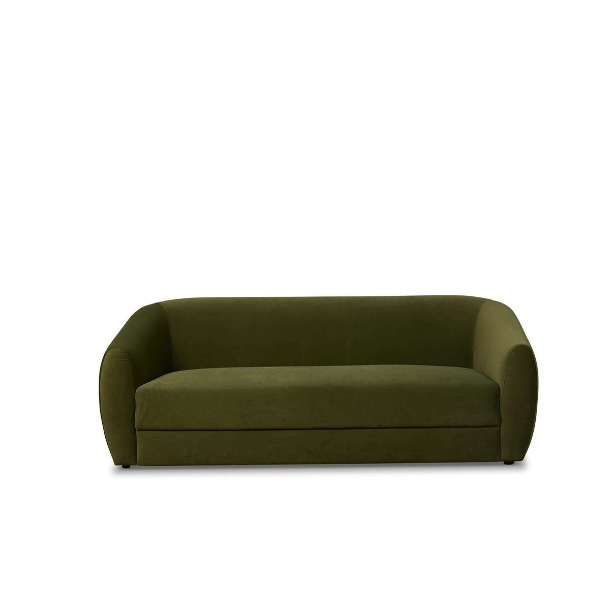 Reign 2.5 Seater Sofa - Olive Green Velvet