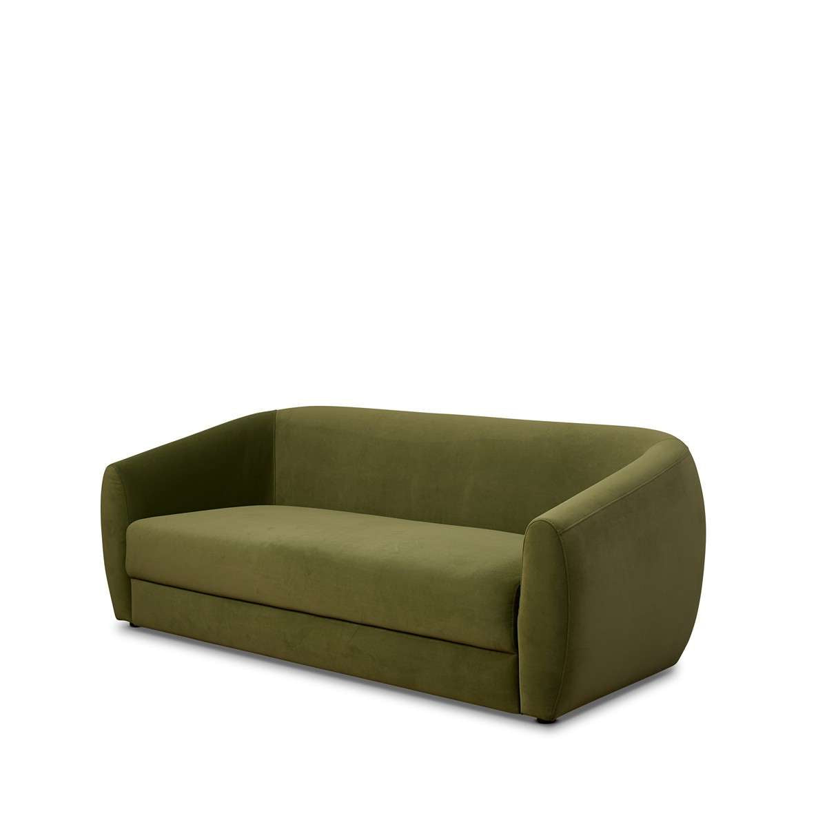 Reign 2.5 Seater Sofa - Olive Green Velvet