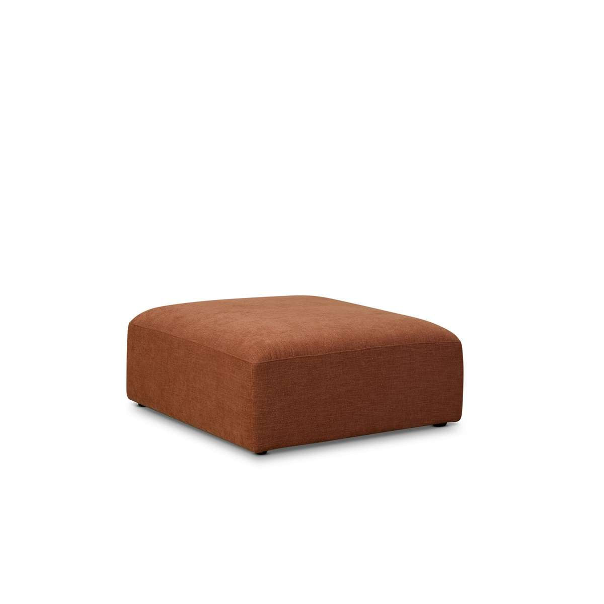 Dylan Large Ottoman - Rust