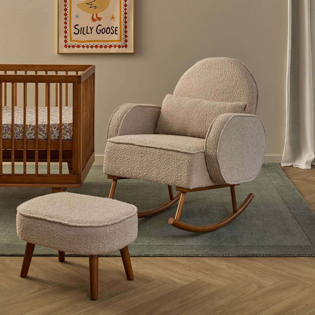 Buddy 2-in-1 Rocking Chair - Latte - Mocka New Zealand