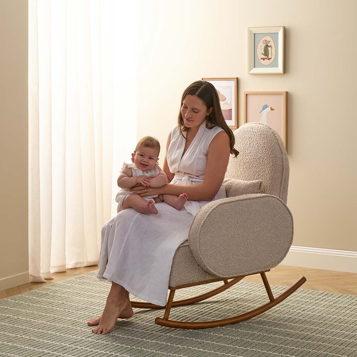 Buddy 2-in-1 Rocking Chair - Latte - Mocka New Zealand