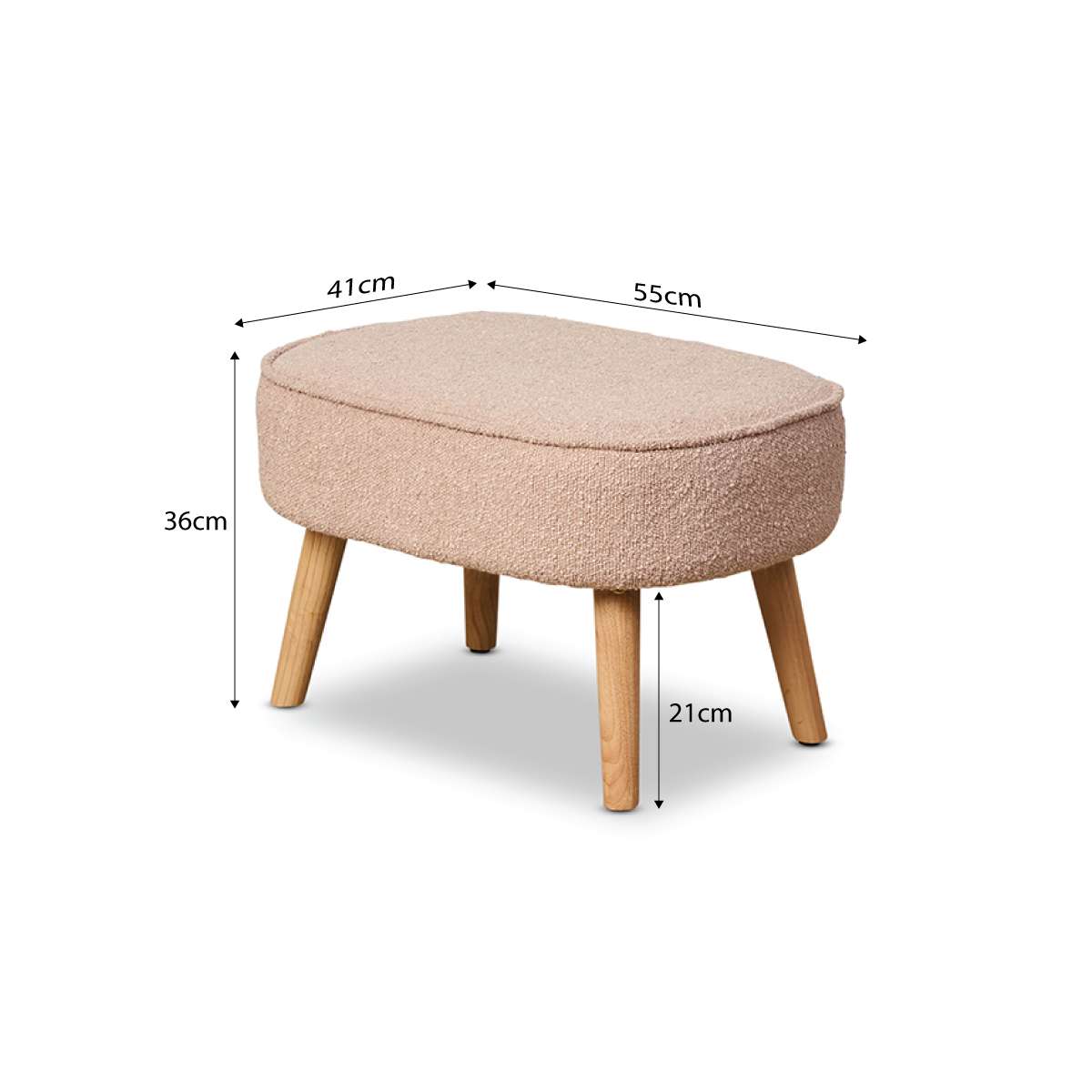 Buddy Stool - Blush - Mocka New Zealand