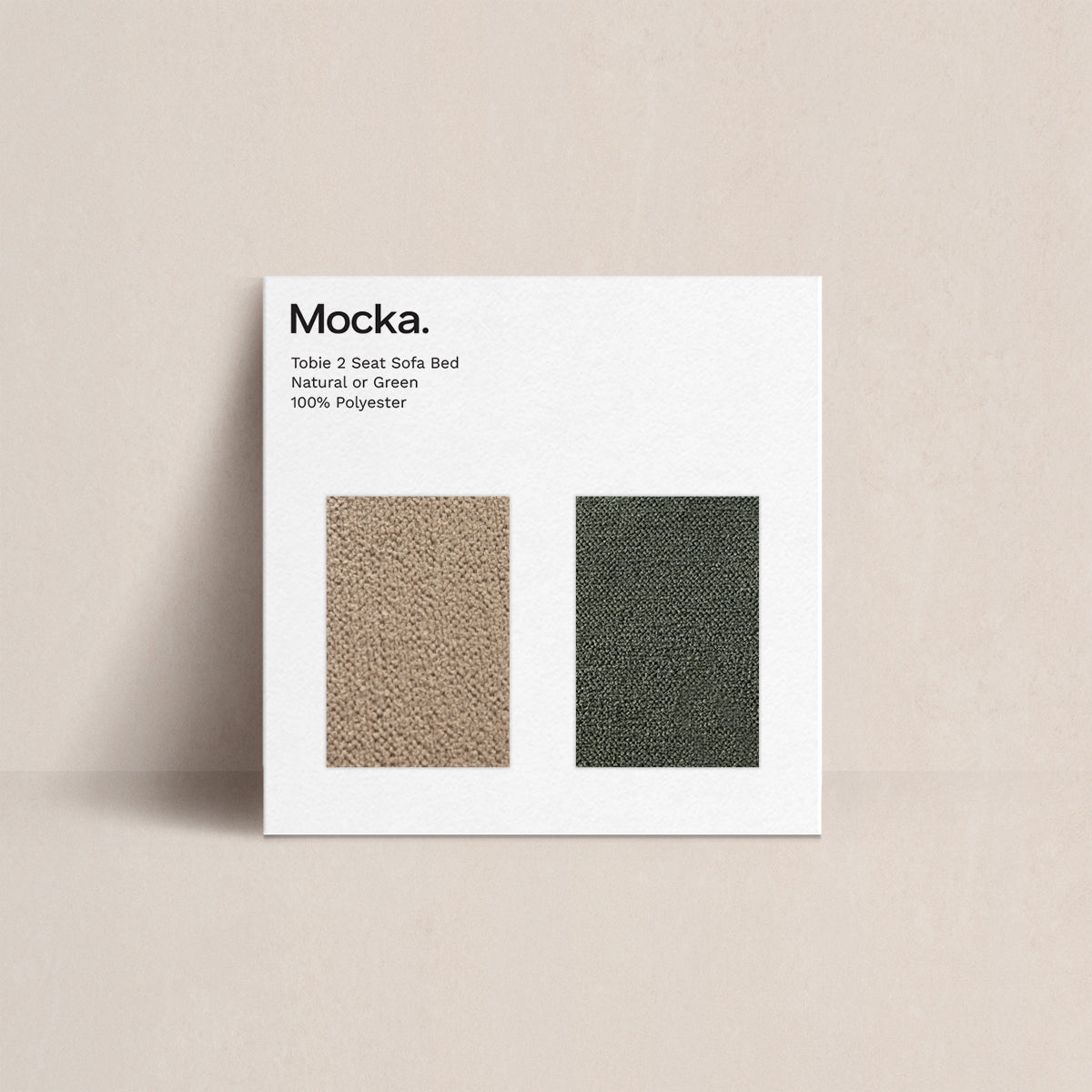 Tobie Fabric Swatch Card - NZ - Mocka New Zealand