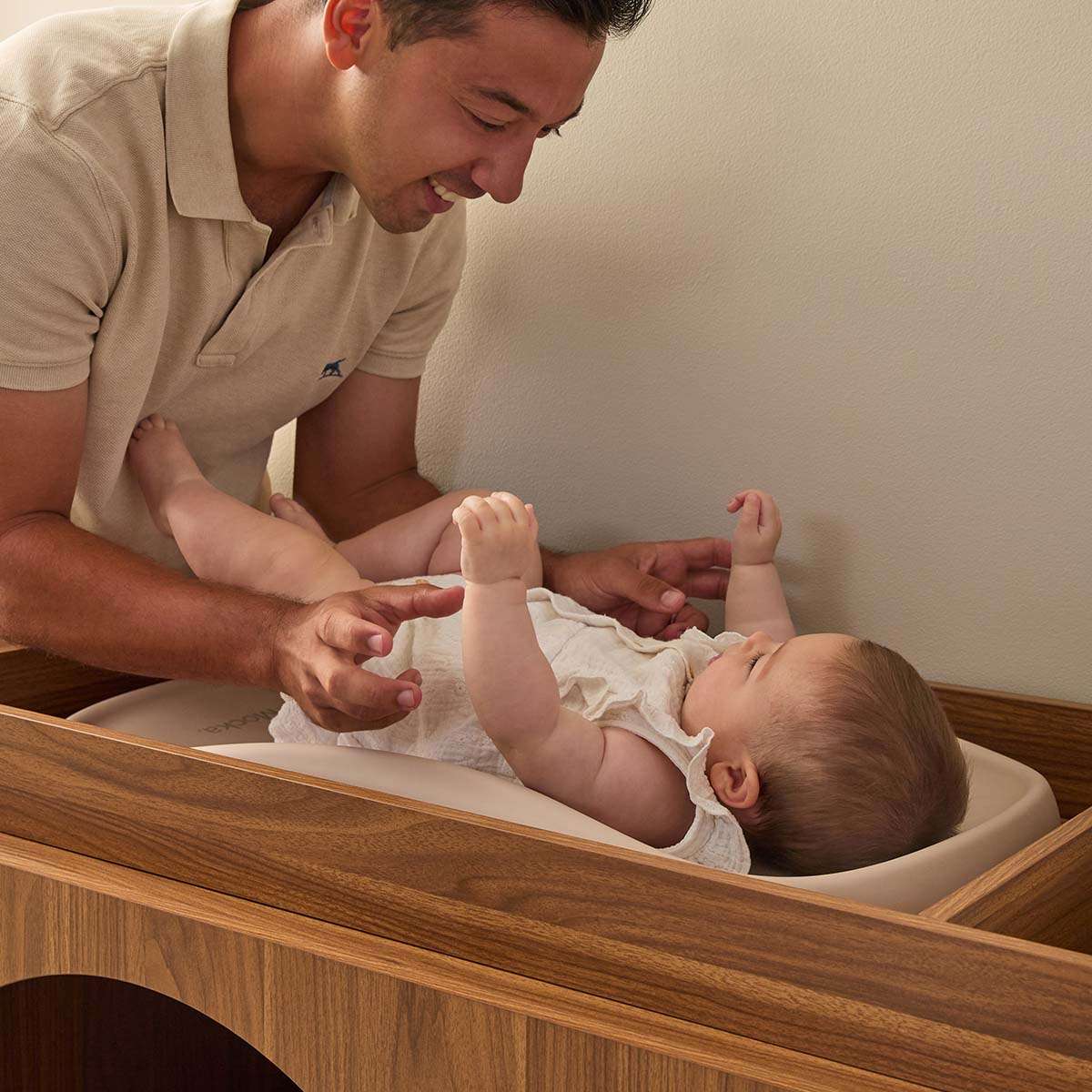 Mocka Baby Wipe Clean Change Pad - Beige - Mocka New Zealand