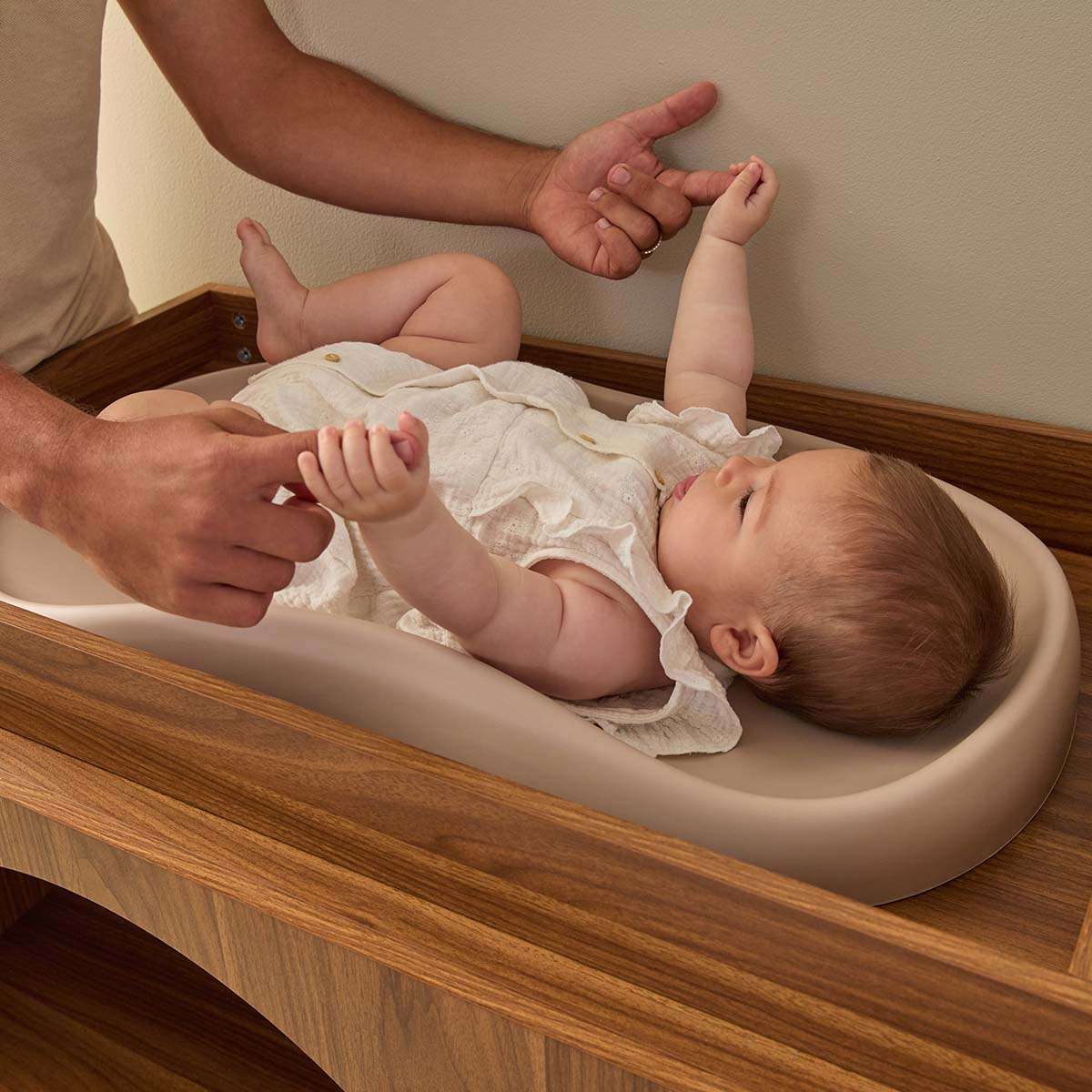 Mocka Baby Wipe Clean Change Pad - Beige - Mocka New Zealand