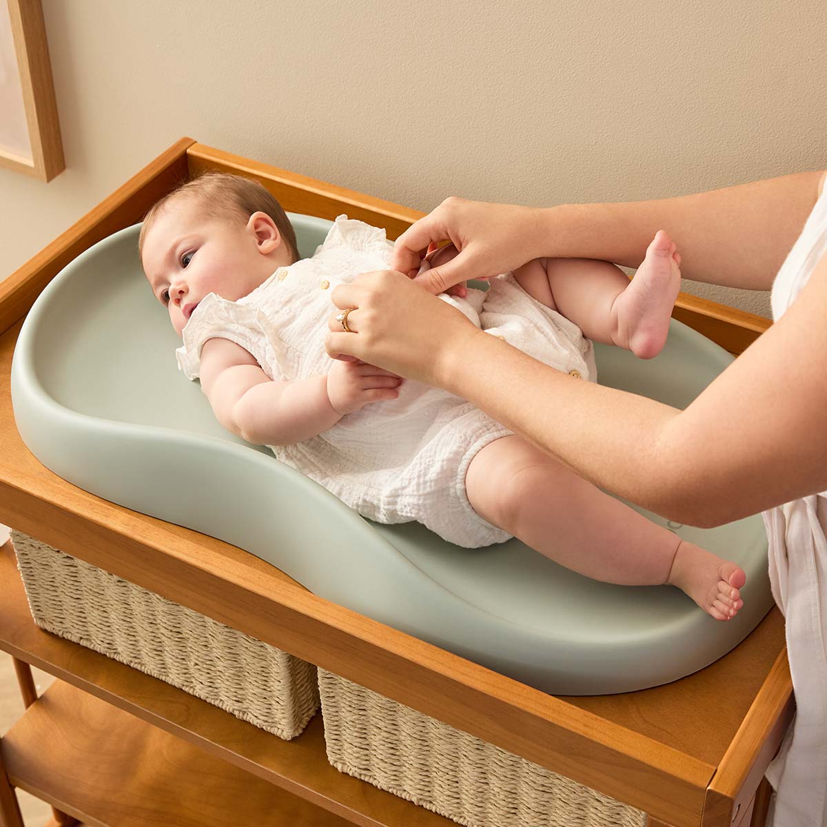 Mocka Baby Wipe Clean Change Pad - Green - Mocka New Zealand