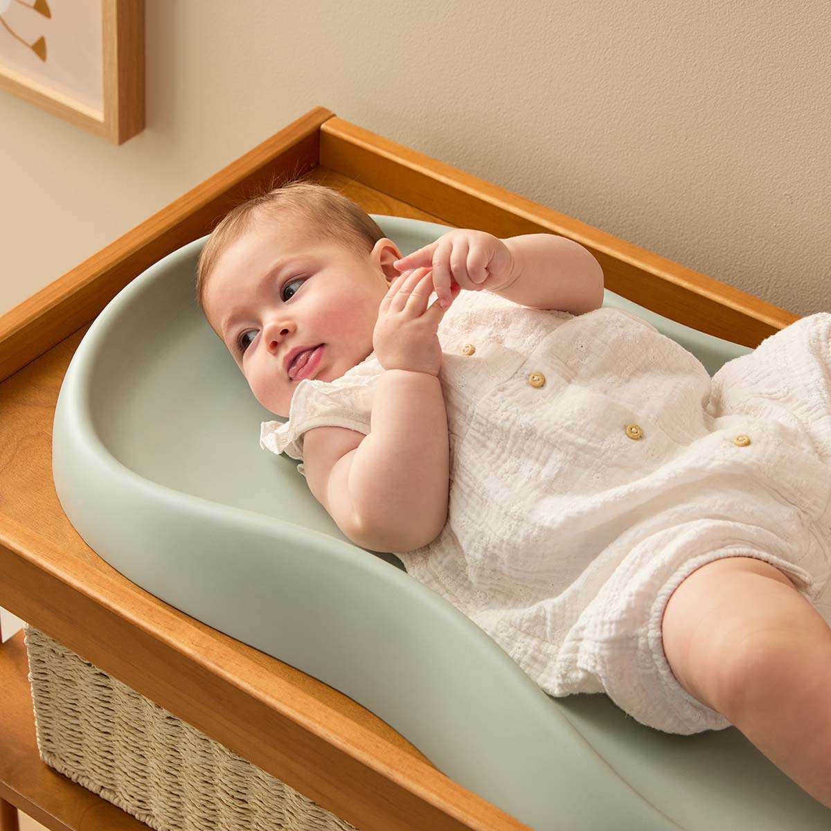 Mocka Baby Wipe Clean Change Pad - Green - Mocka New Zealand
