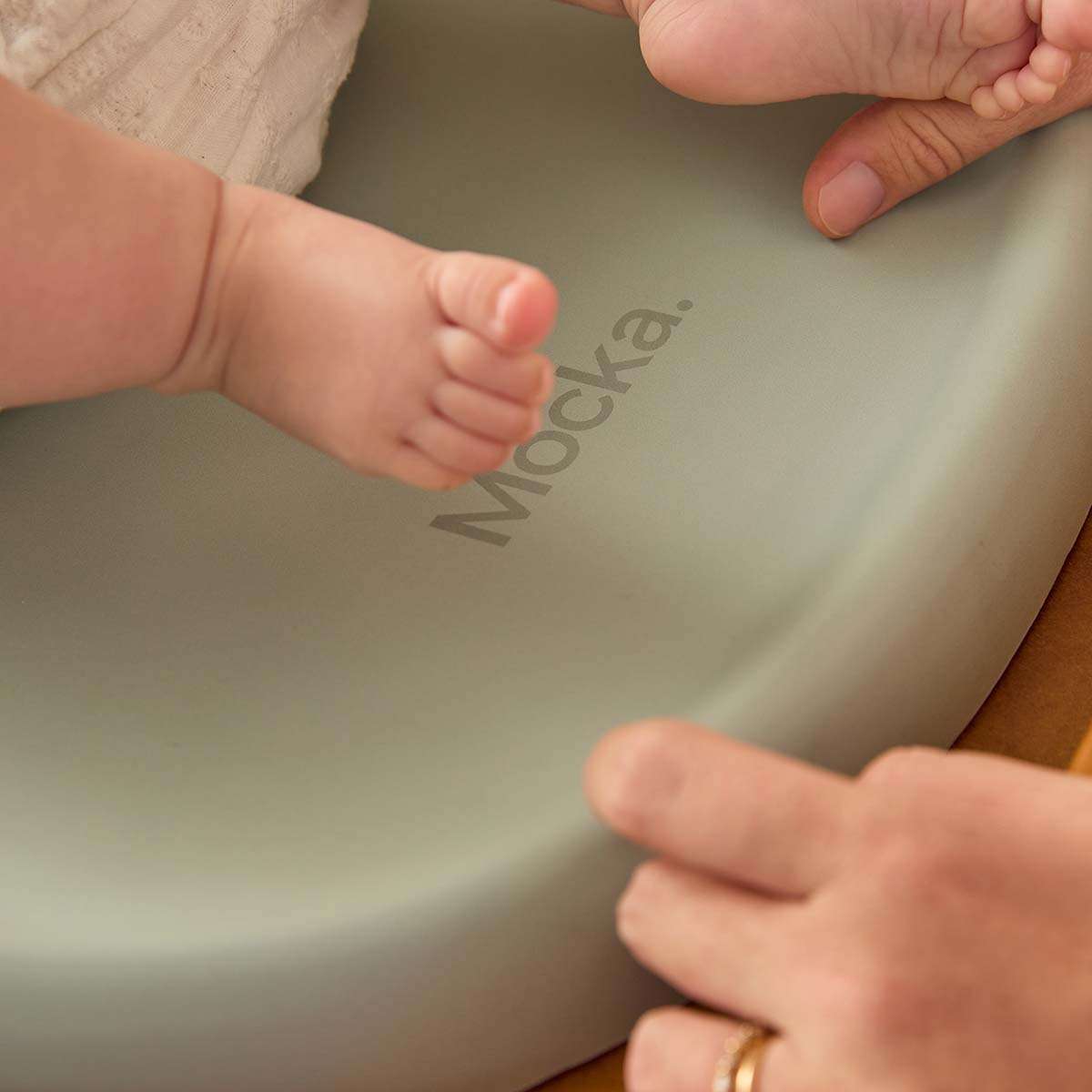 Mocka Baby Wipe Clean Change Pad - Green - Mocka New Zealand