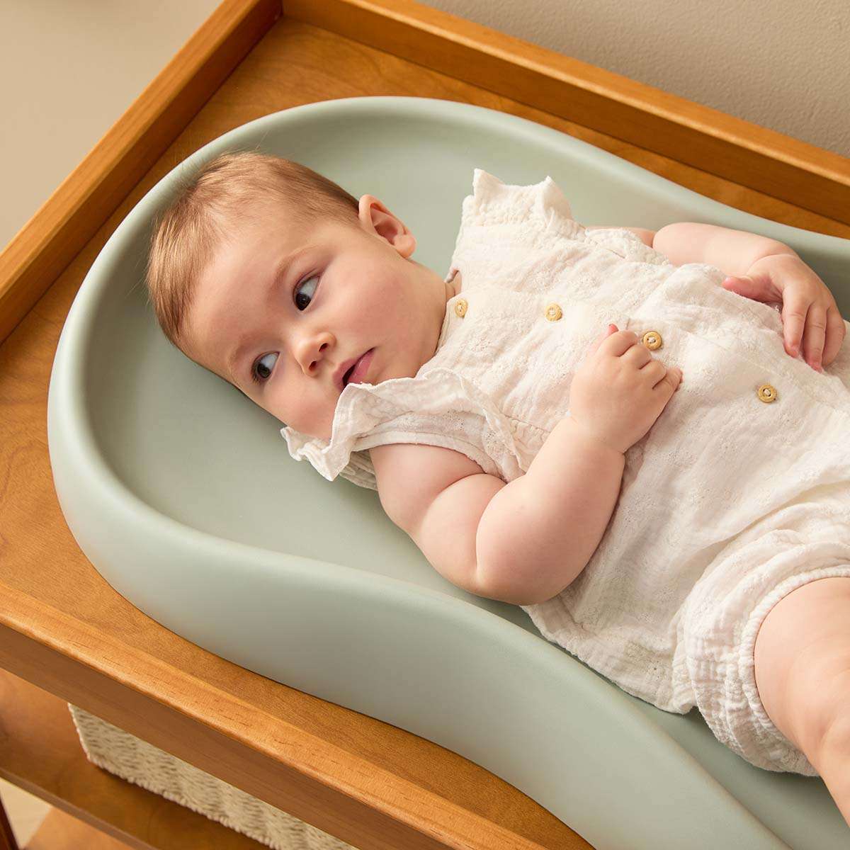 Mocka Baby Wipe Clean Change Pad - Green - Mocka New Zealand