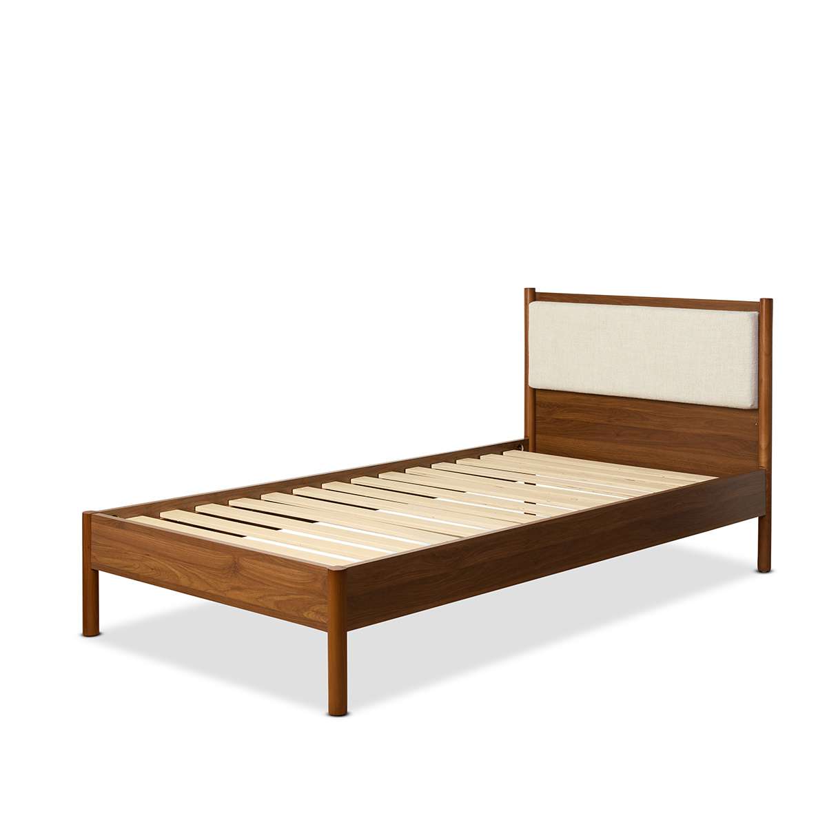 Blair Double Bed - Walnut - Mocka New Zealand