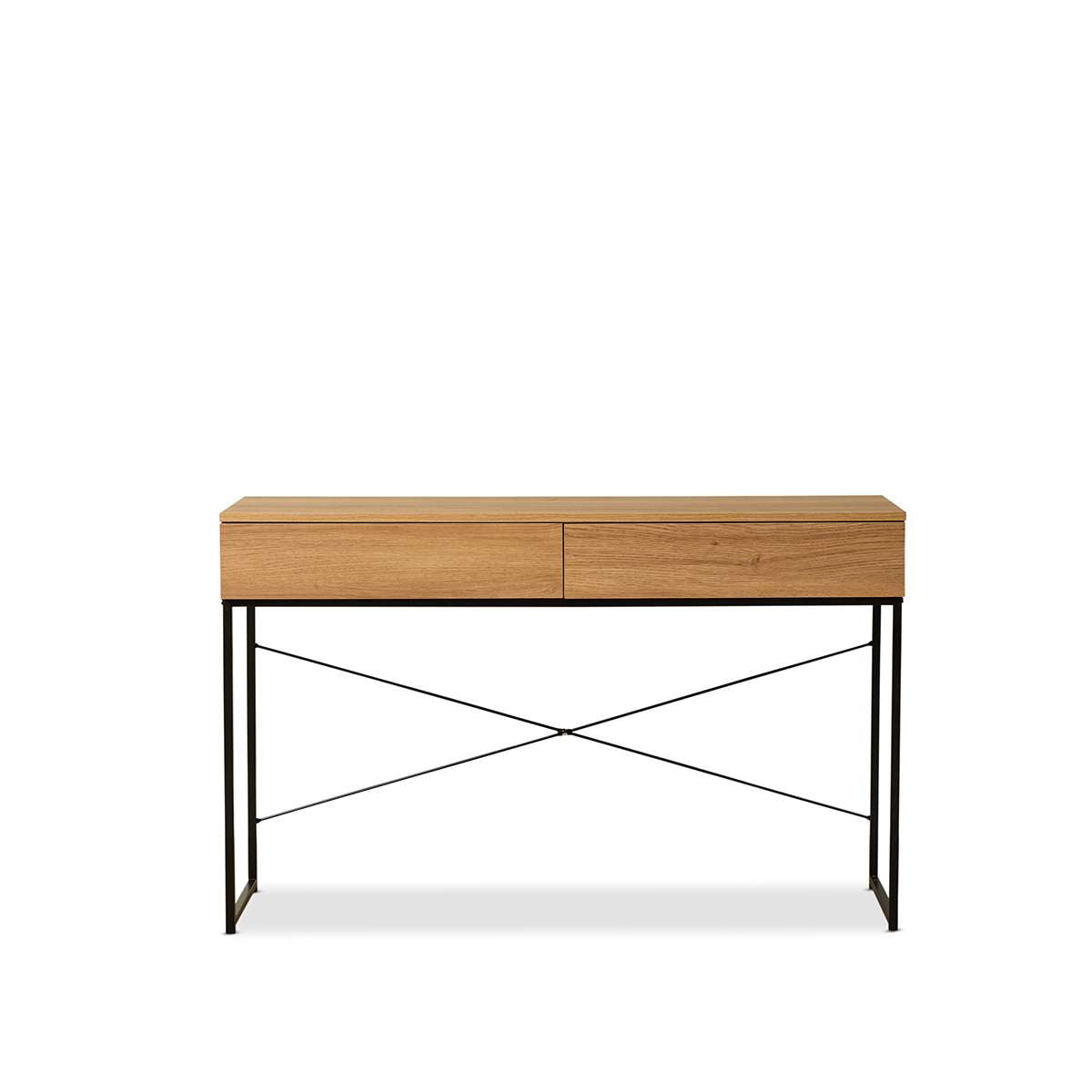 Carter Console Table - Natural/Black - Mocka New Zealand
