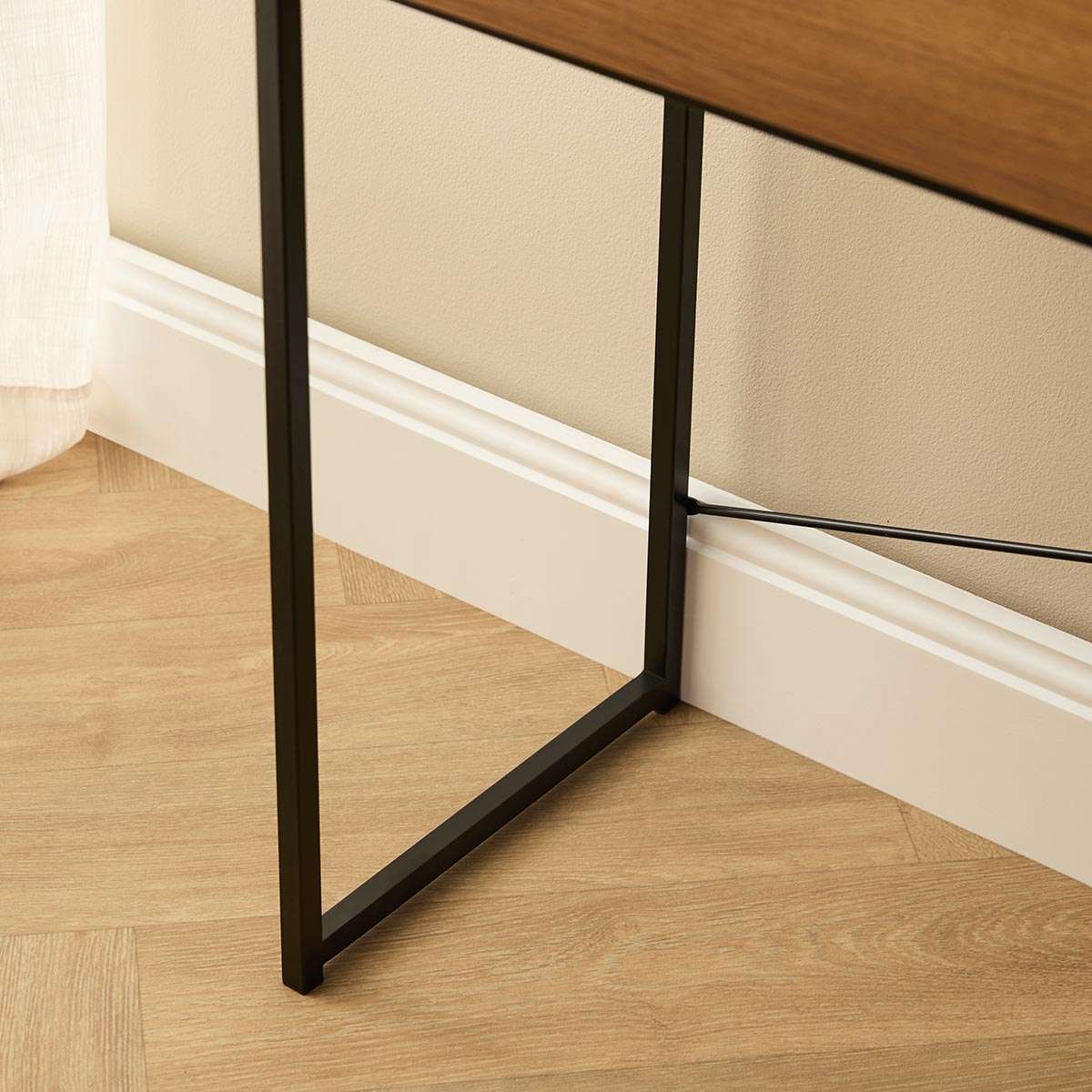 Carter Console Table - Natural/Black - Mocka New Zealand