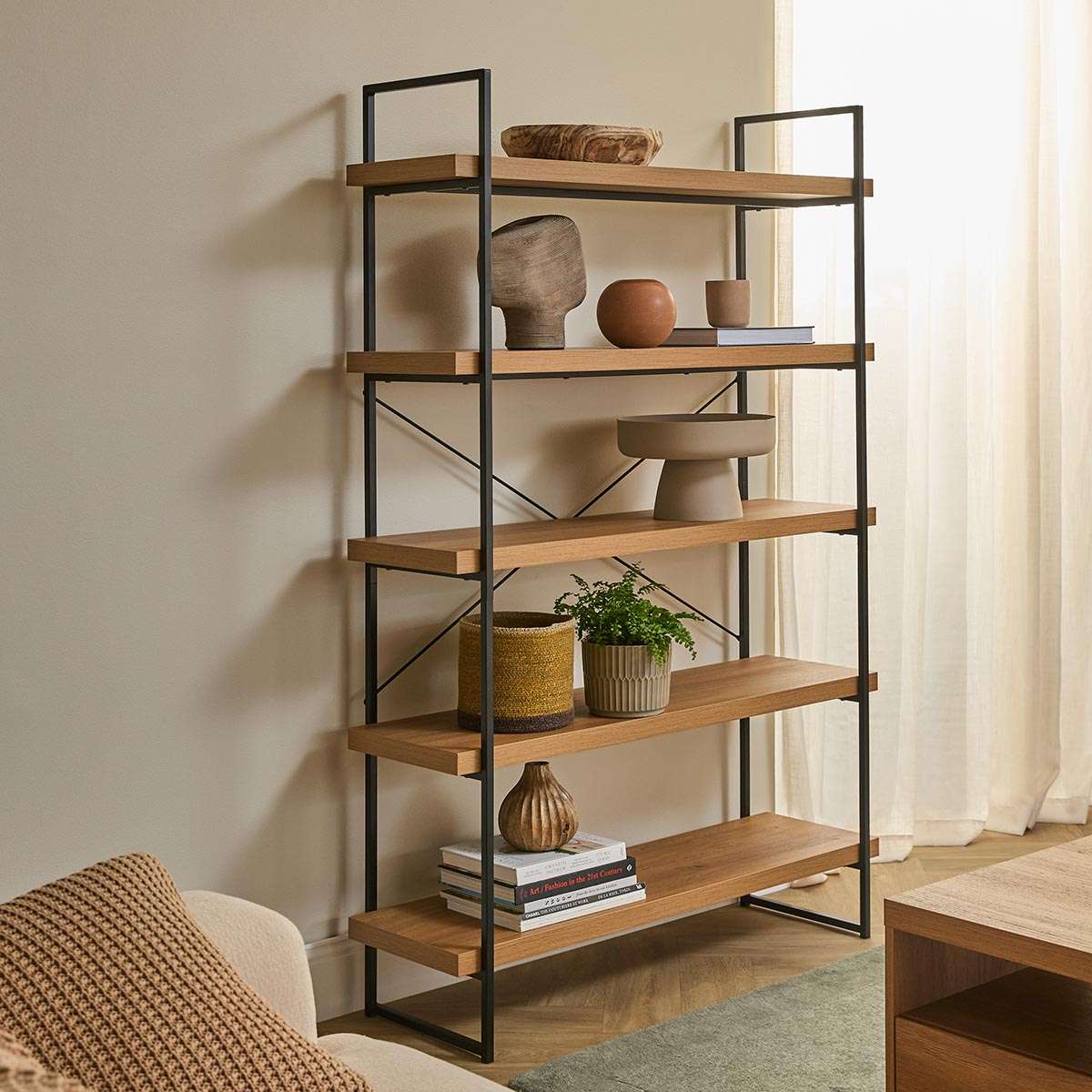 Carter Slim Shelf - Natural/Black - Mocka New Zealand