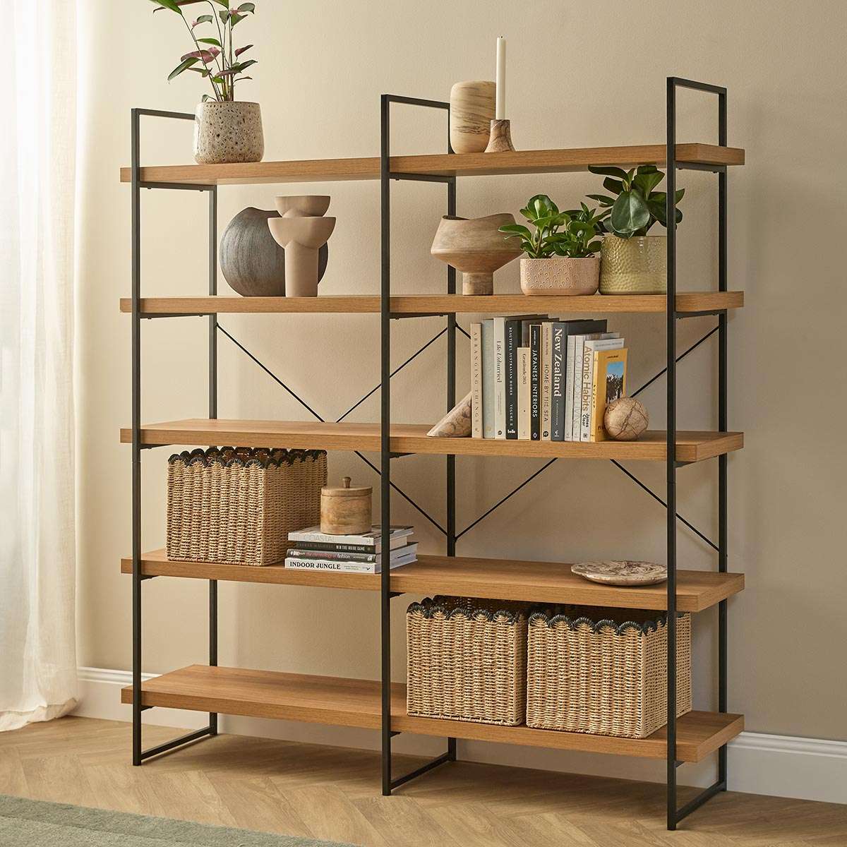 Carter Shelf Wide and Slim - Set of Two - Mocka New Zealand