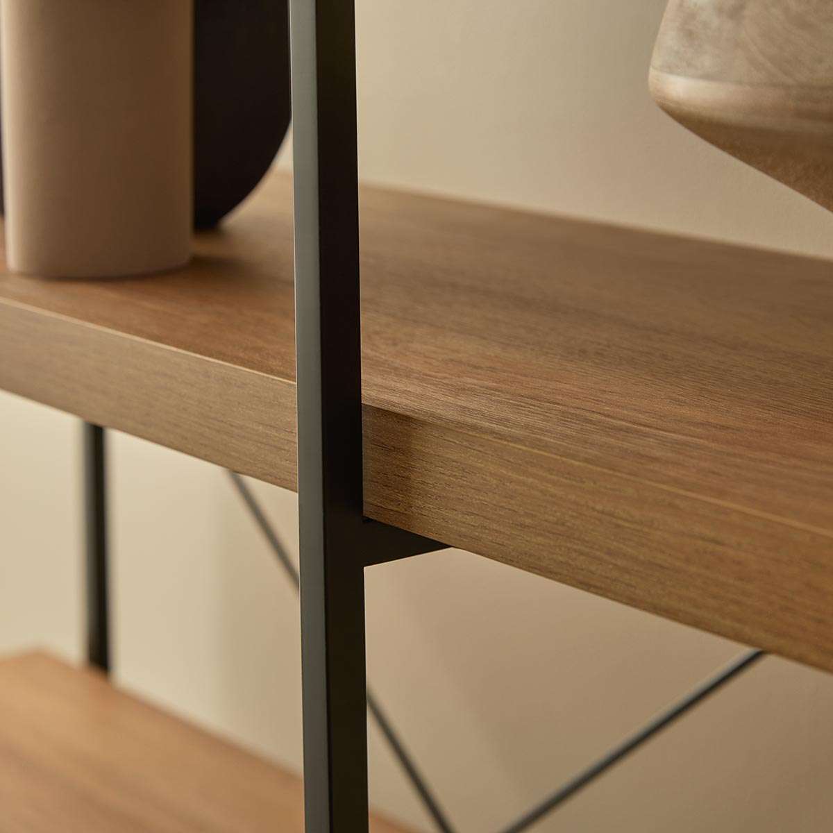 Carter Wide Shelf - Natural Black - Mocka New Zealand
