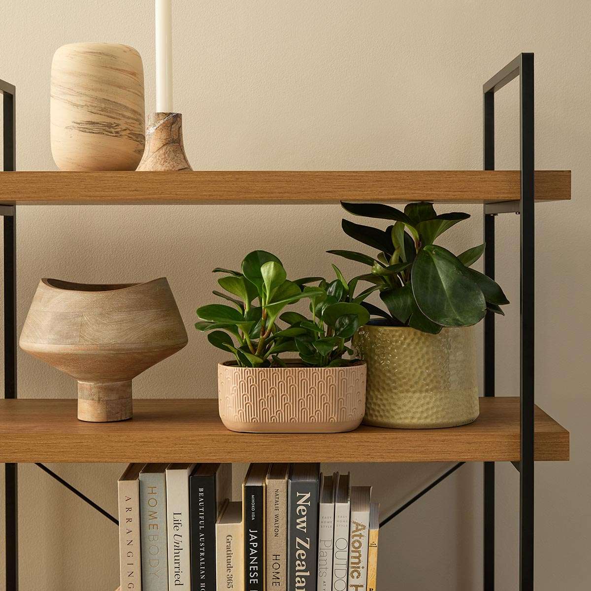 Carter Wide Shelf - Natural Black - Mocka New Zealand