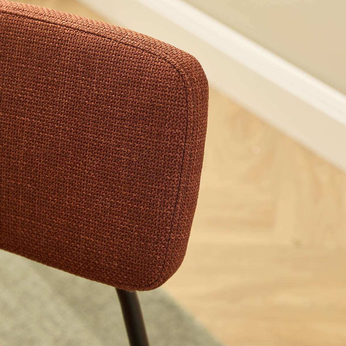 Albert Dining Chair - Set of Two - Rust - Mocka New Zealand