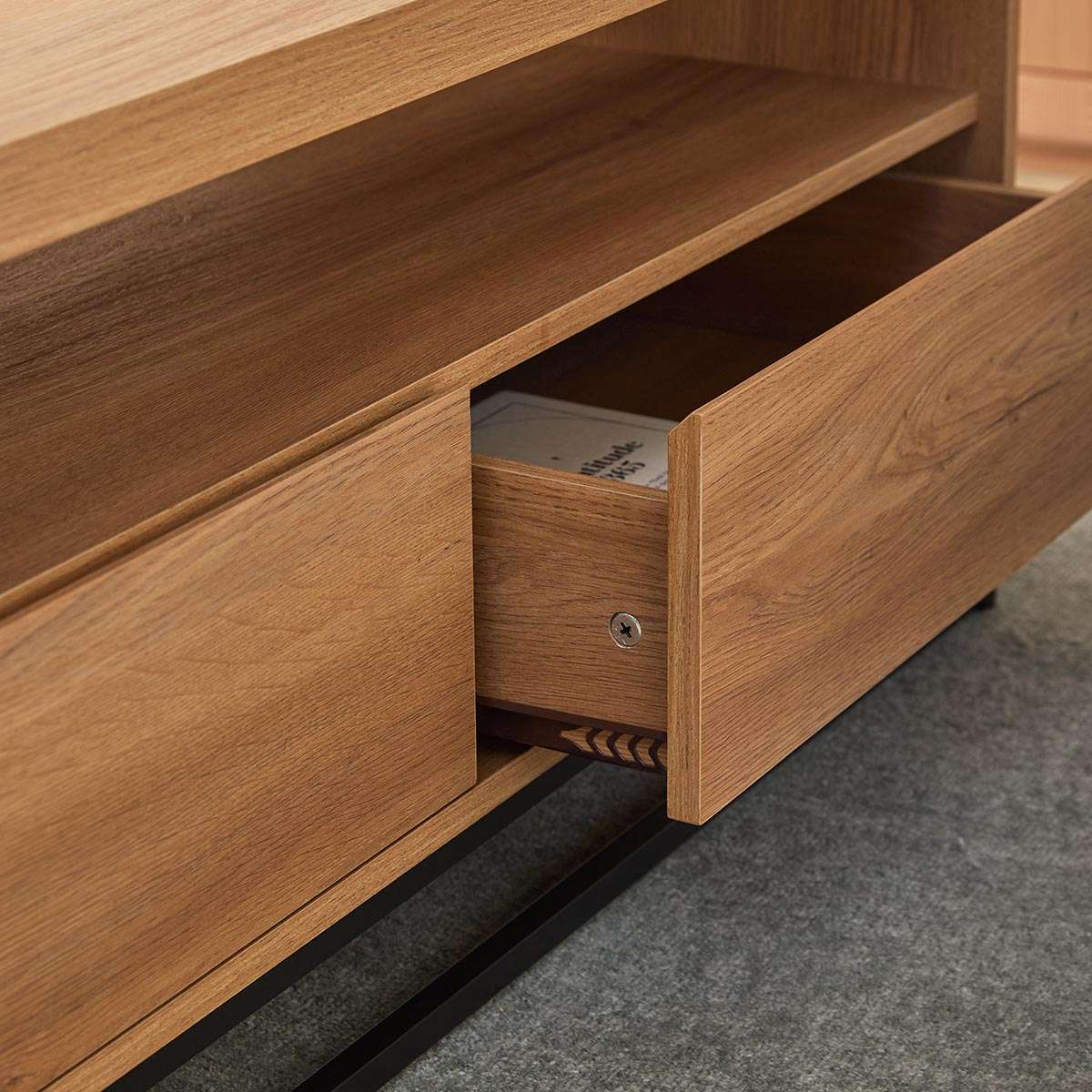 Carter Coffee Table - Natural/Black - Mocka New Zealand