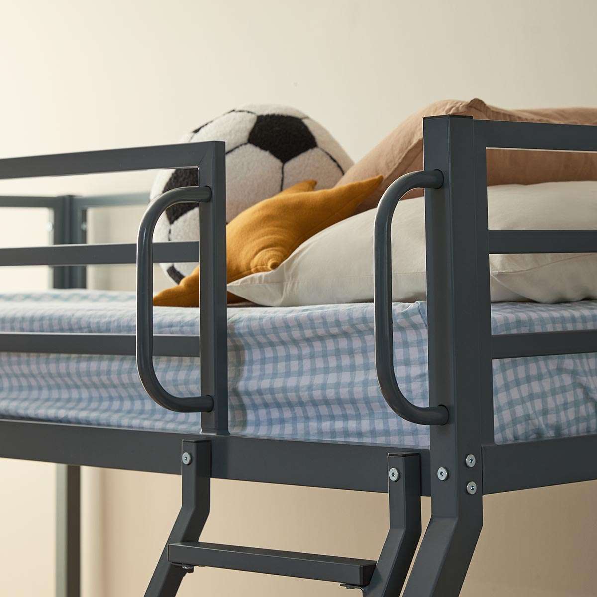 Lacie Triple Bunk Bed - Steele - Mocka New Zealand