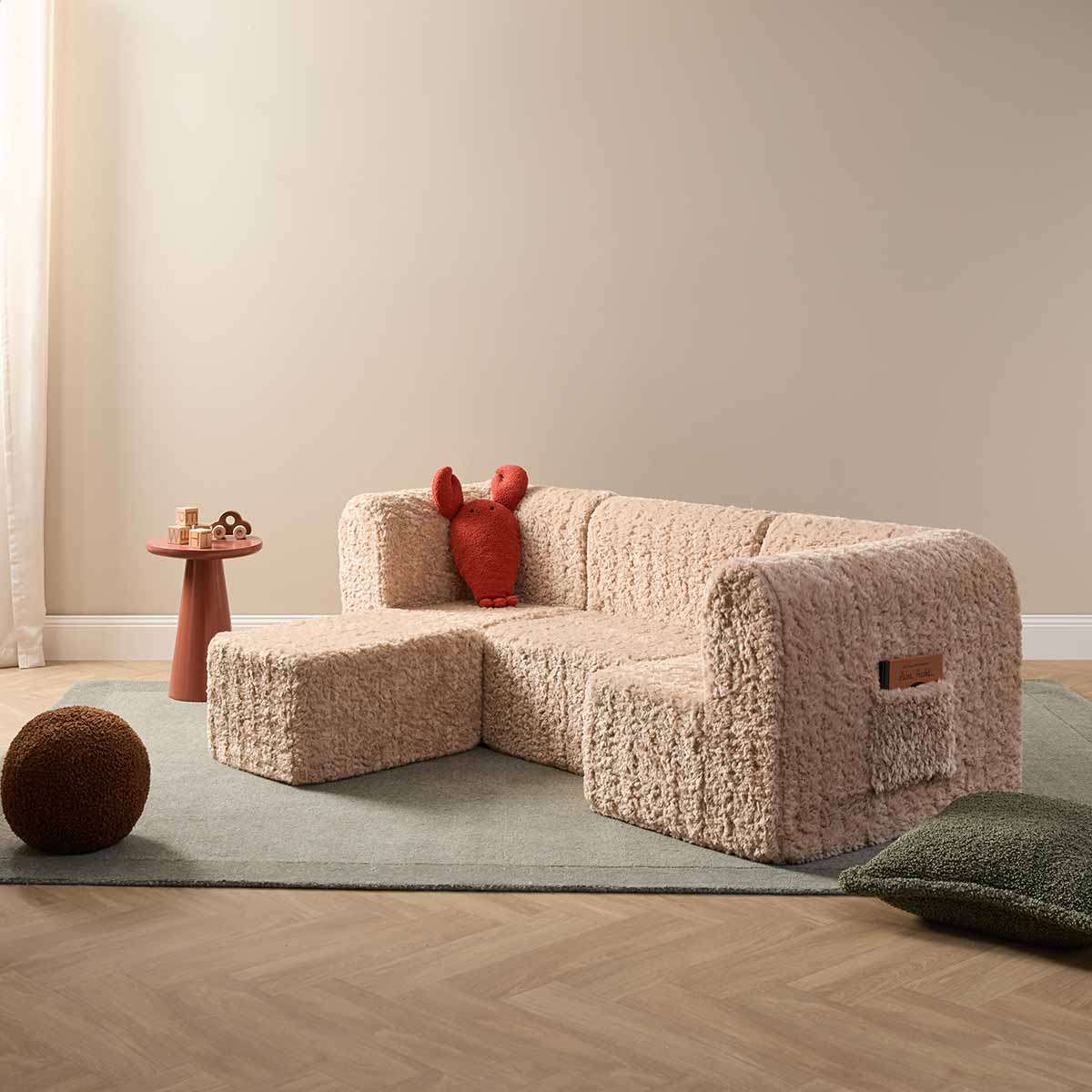 The Mini Chill Ottoman - Beige - Mocka New Zealand