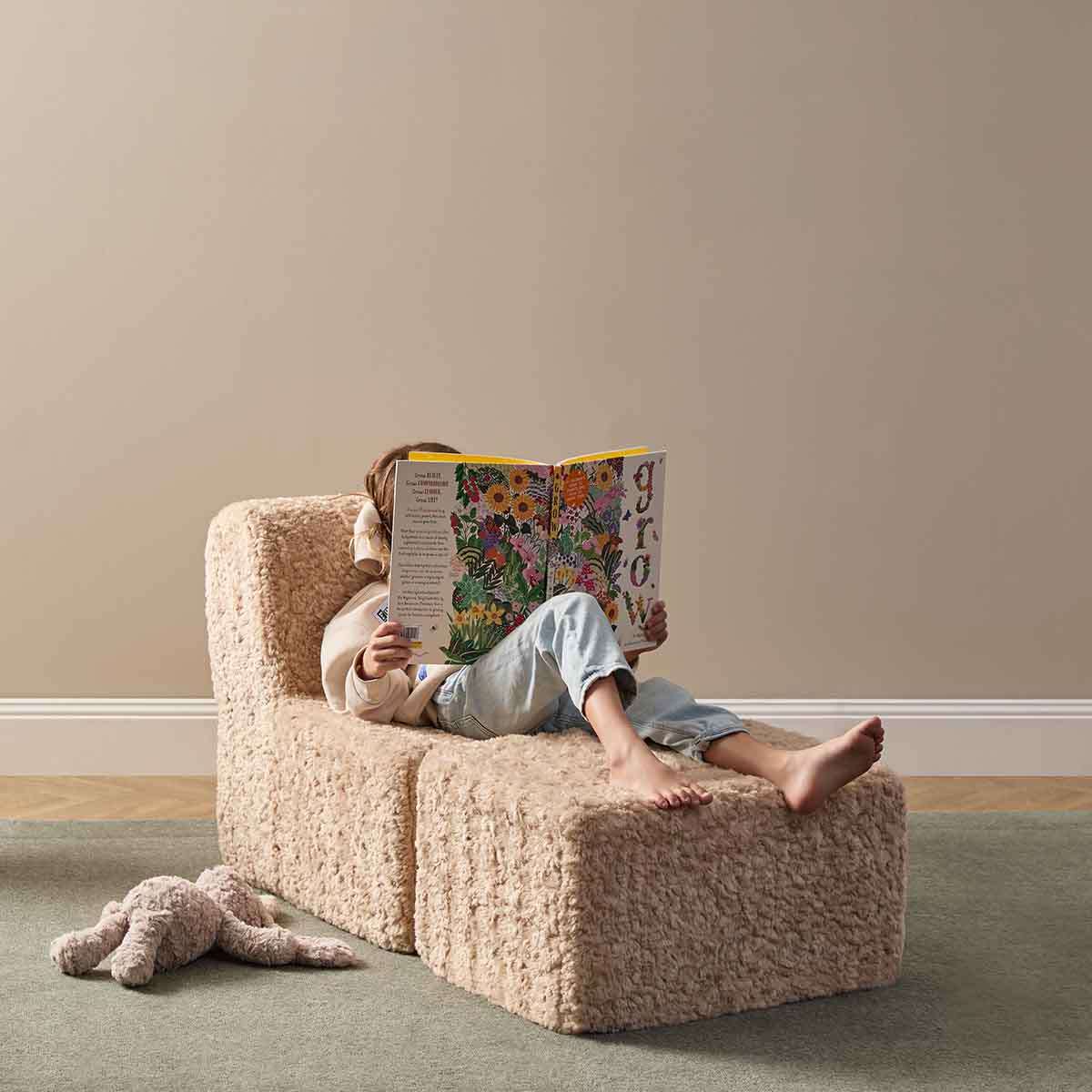 The Mini Chill Ottoman - Beige - Mocka New Zealand