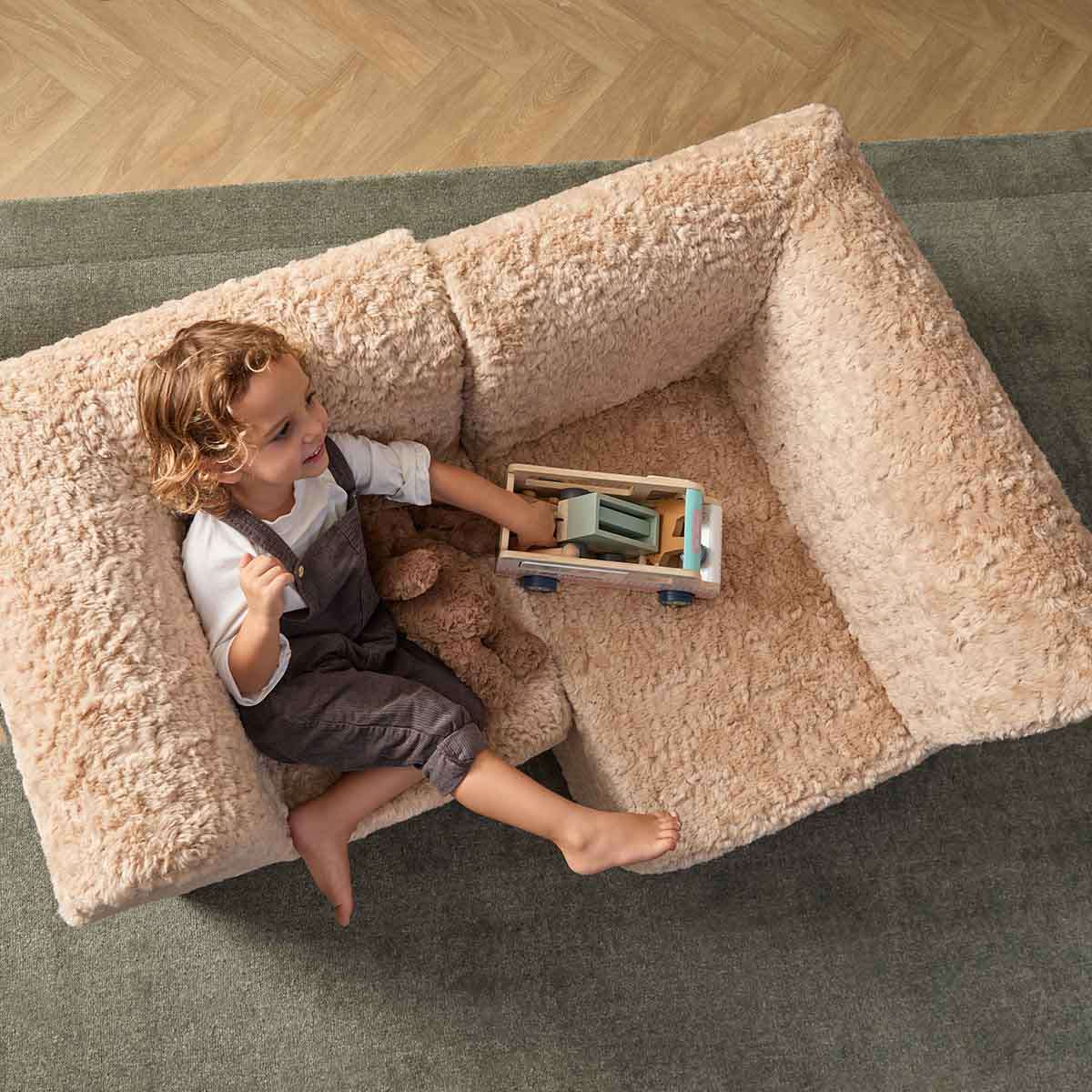The Mini Chill Corner Lounge - Beige - Mocka New Zealand