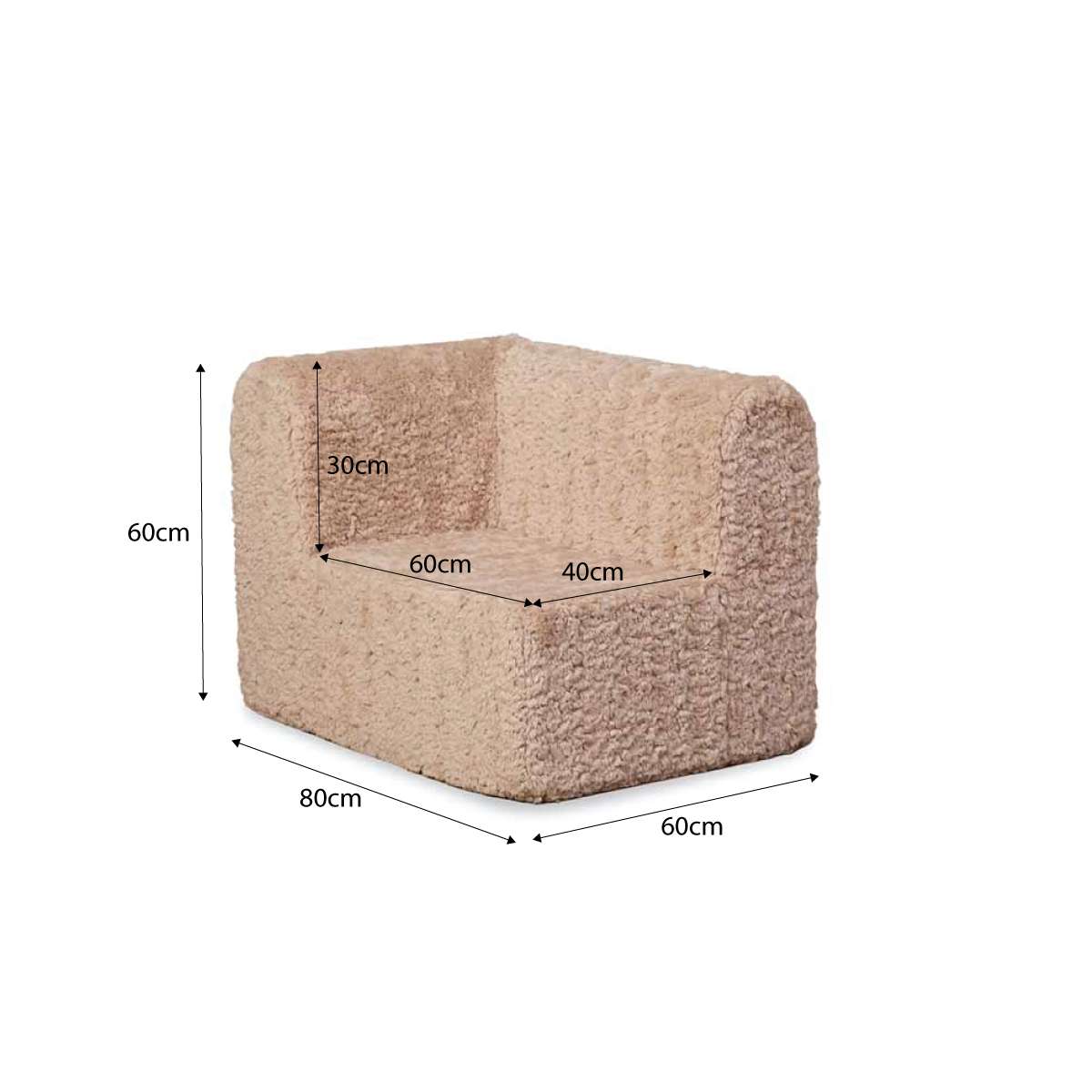 Mini Chill Chaise Lounge - Kids Seating | Mocka