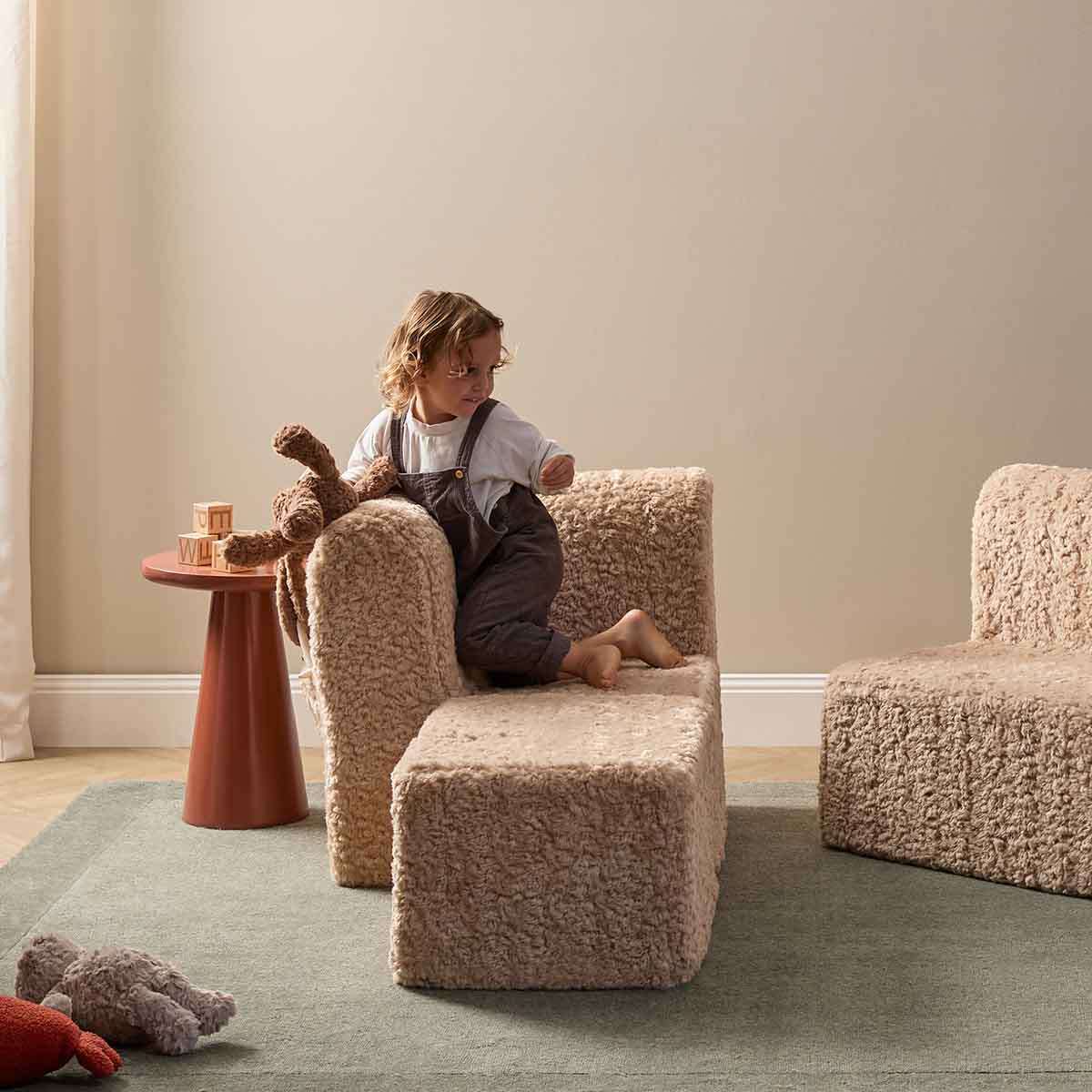 The Mini Chill Ottoman - Beige - Mocka New Zealand