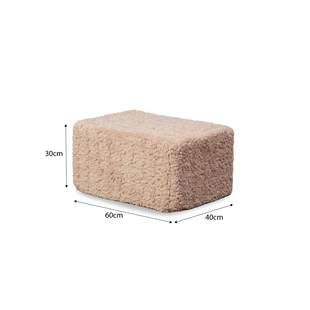 The Mini Chill Ottoman - Beige - Mocka New Zealand
