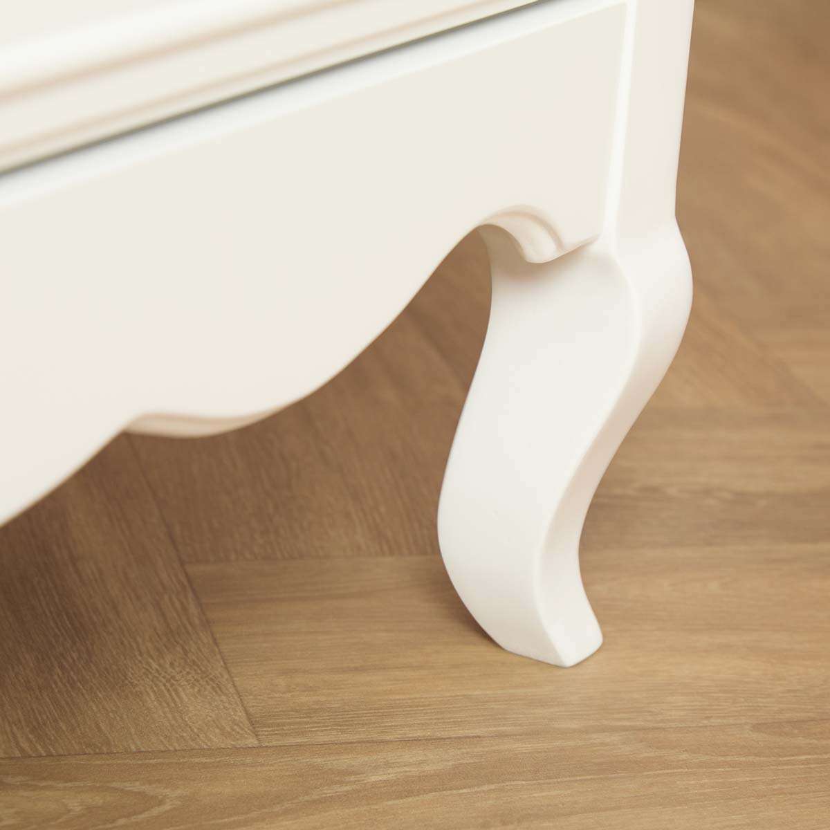 Emmeline Six Drawer with Bows - White