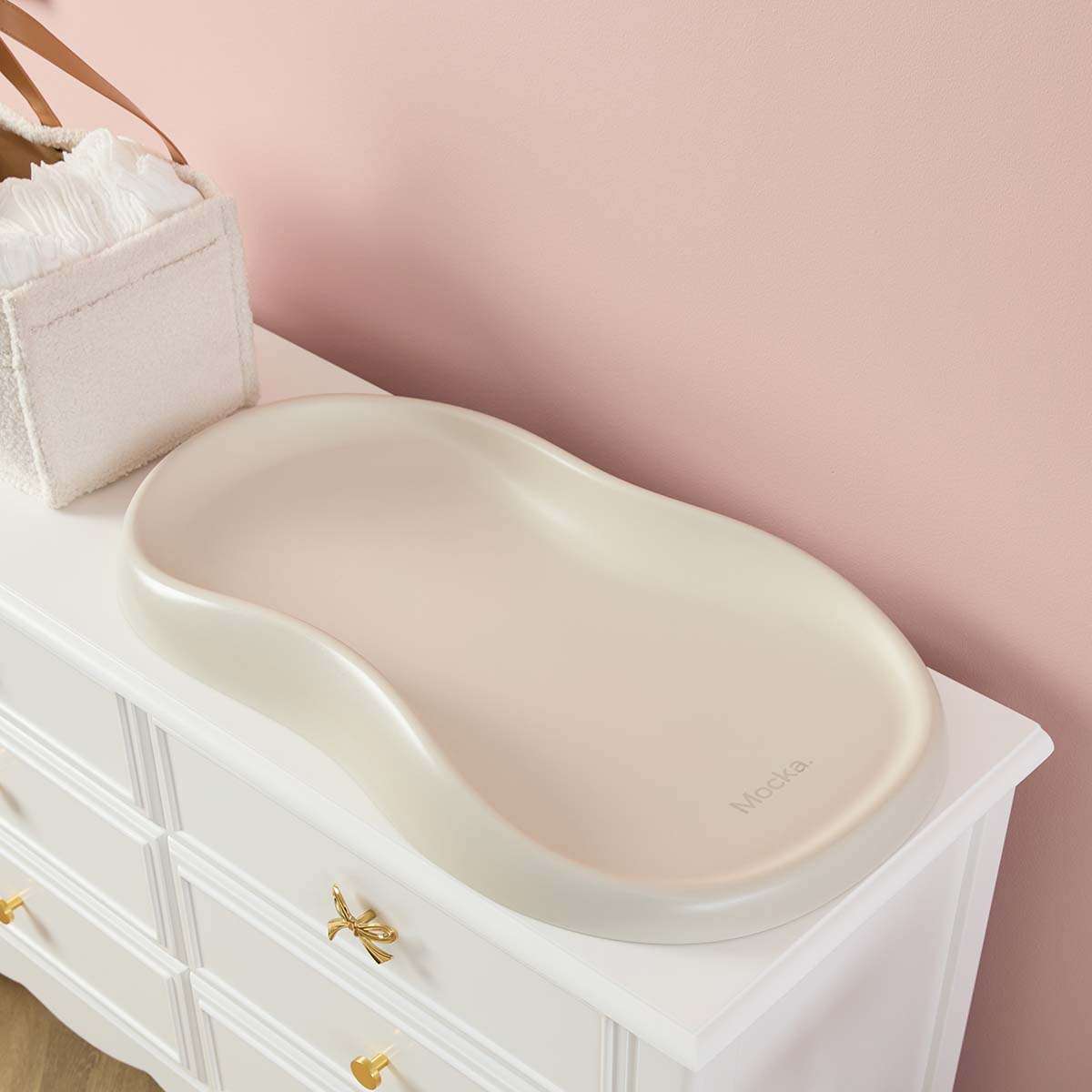 Emmeline Six Drawer with Bows - White