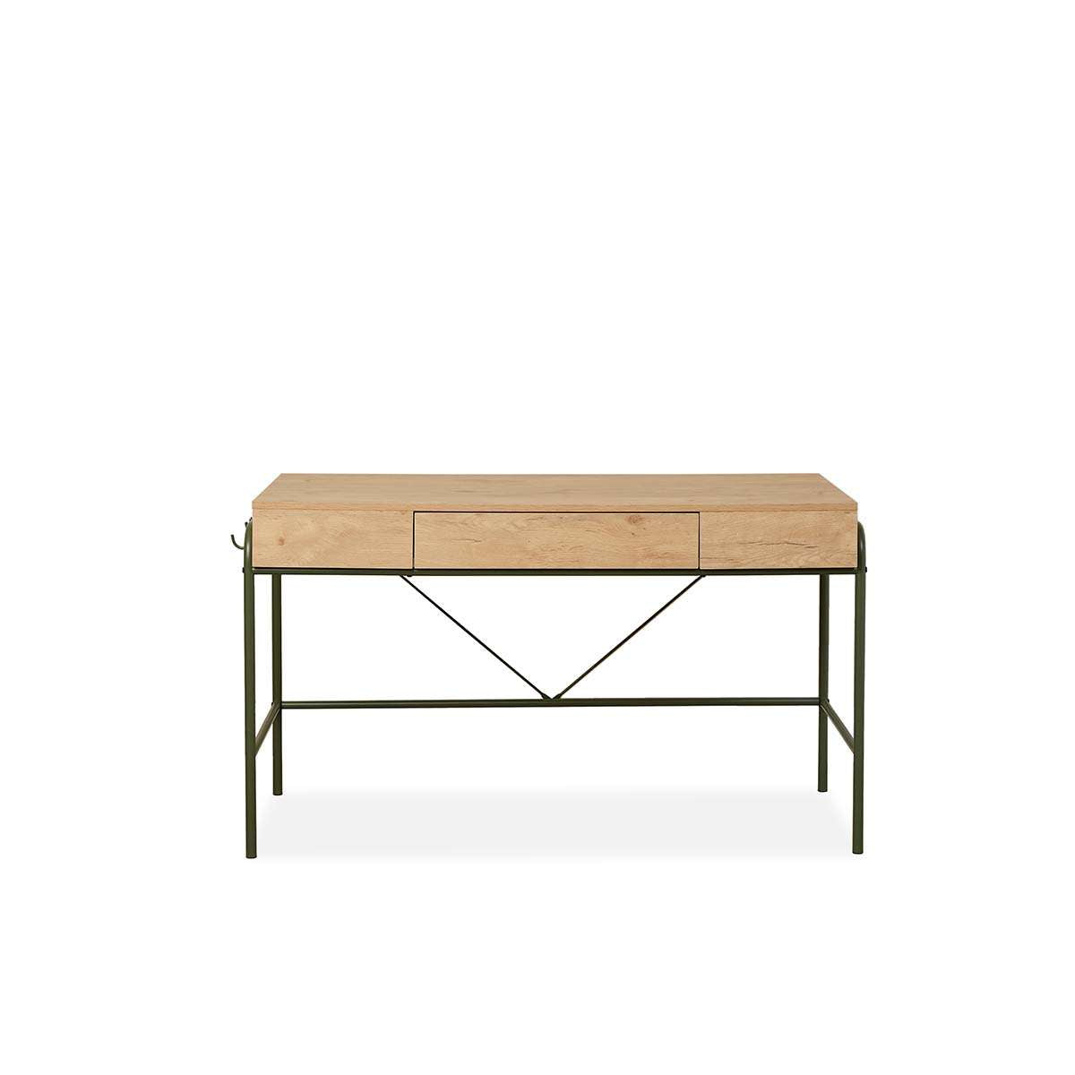 Grover Desk with Hooks - Khaki/Natural - Mocka New Zealand
