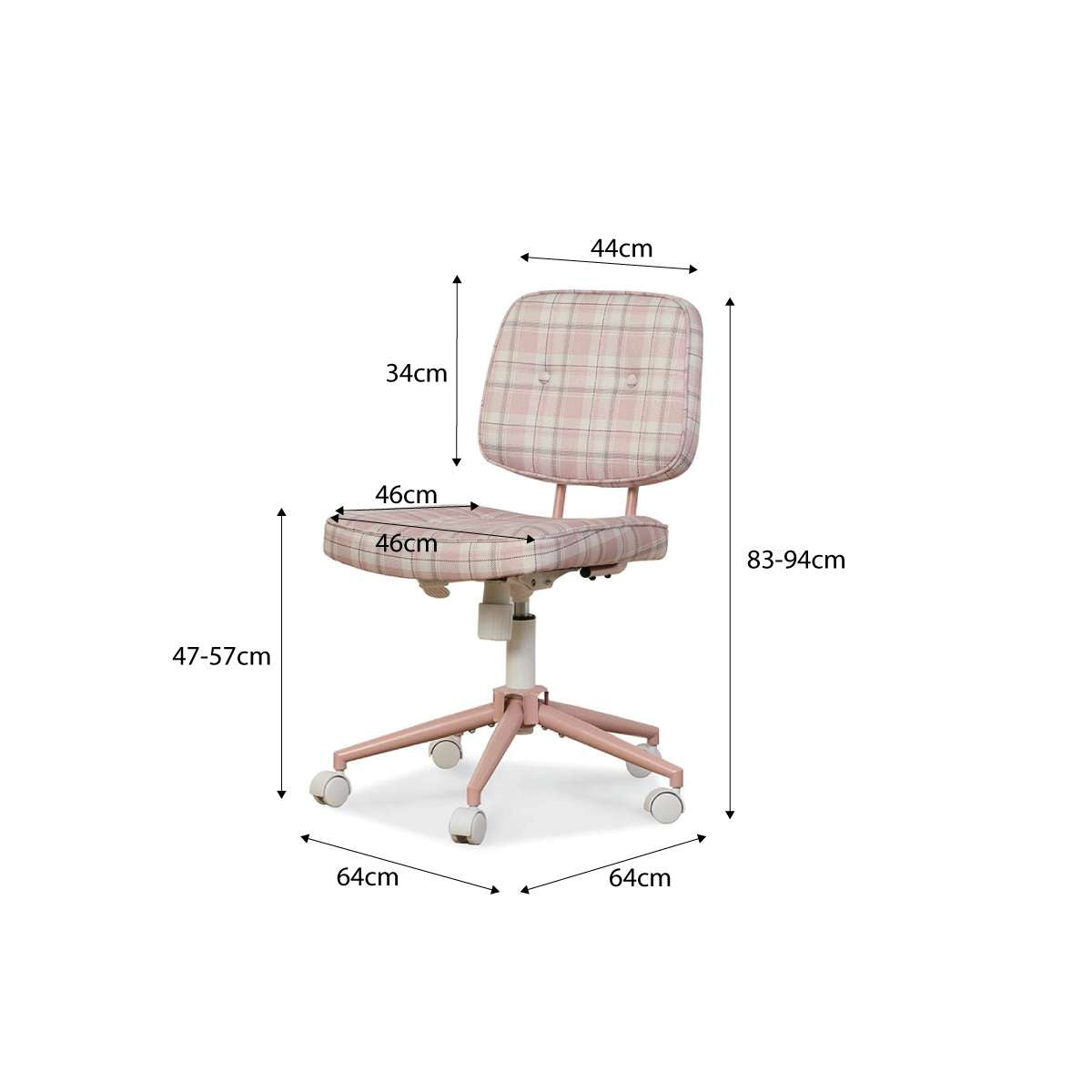 Grover Desk and Chair Bundle - Pink