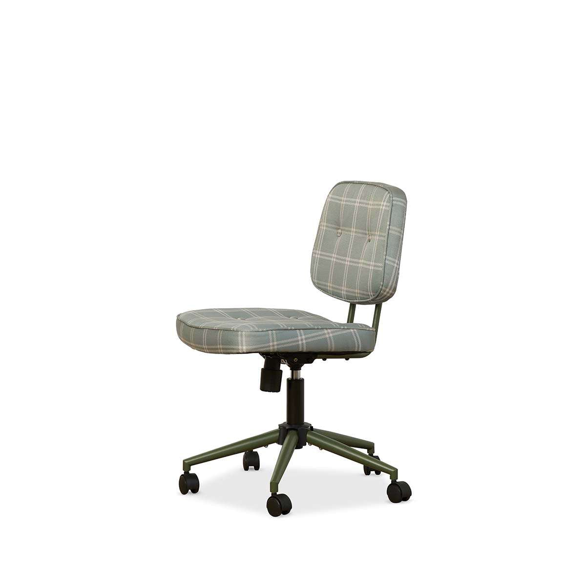 Morty Desk Chair - Khaki Plaid - Mocka New Zealand