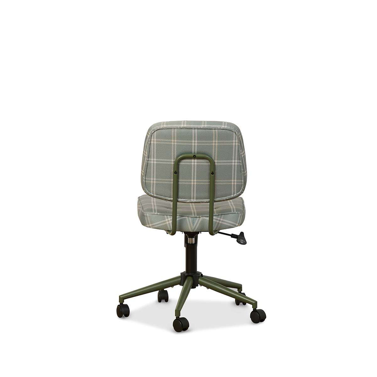 Morty Desk Chair - Khaki Plaid - Mocka New Zealand