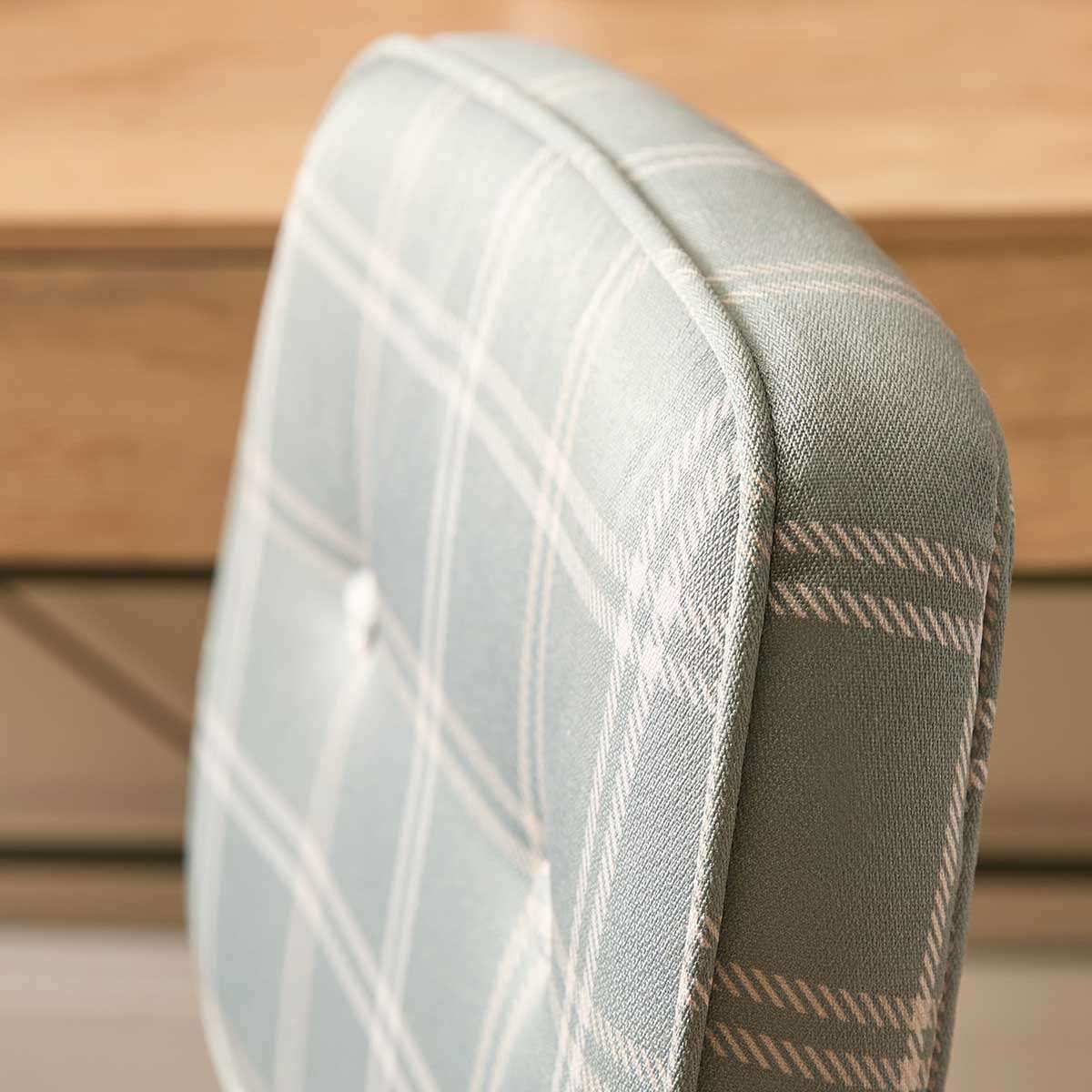 Morty Desk Chair - Khaki Plaid - Mocka New Zealand