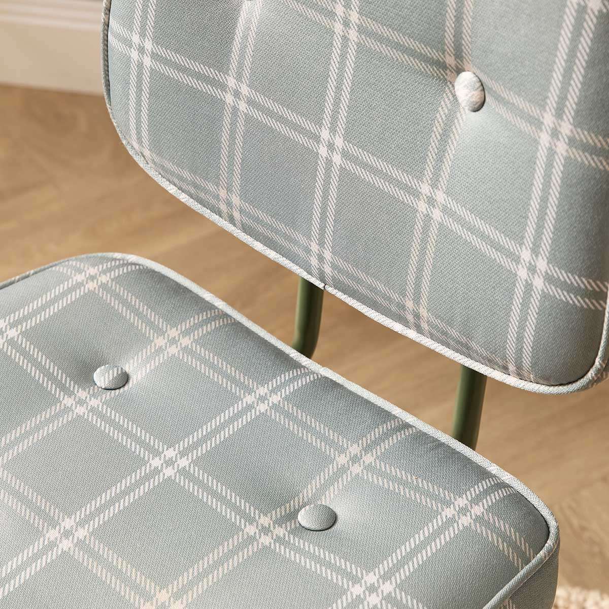 Morty Desk Chair - Khaki Plaid - Mocka New Zealand