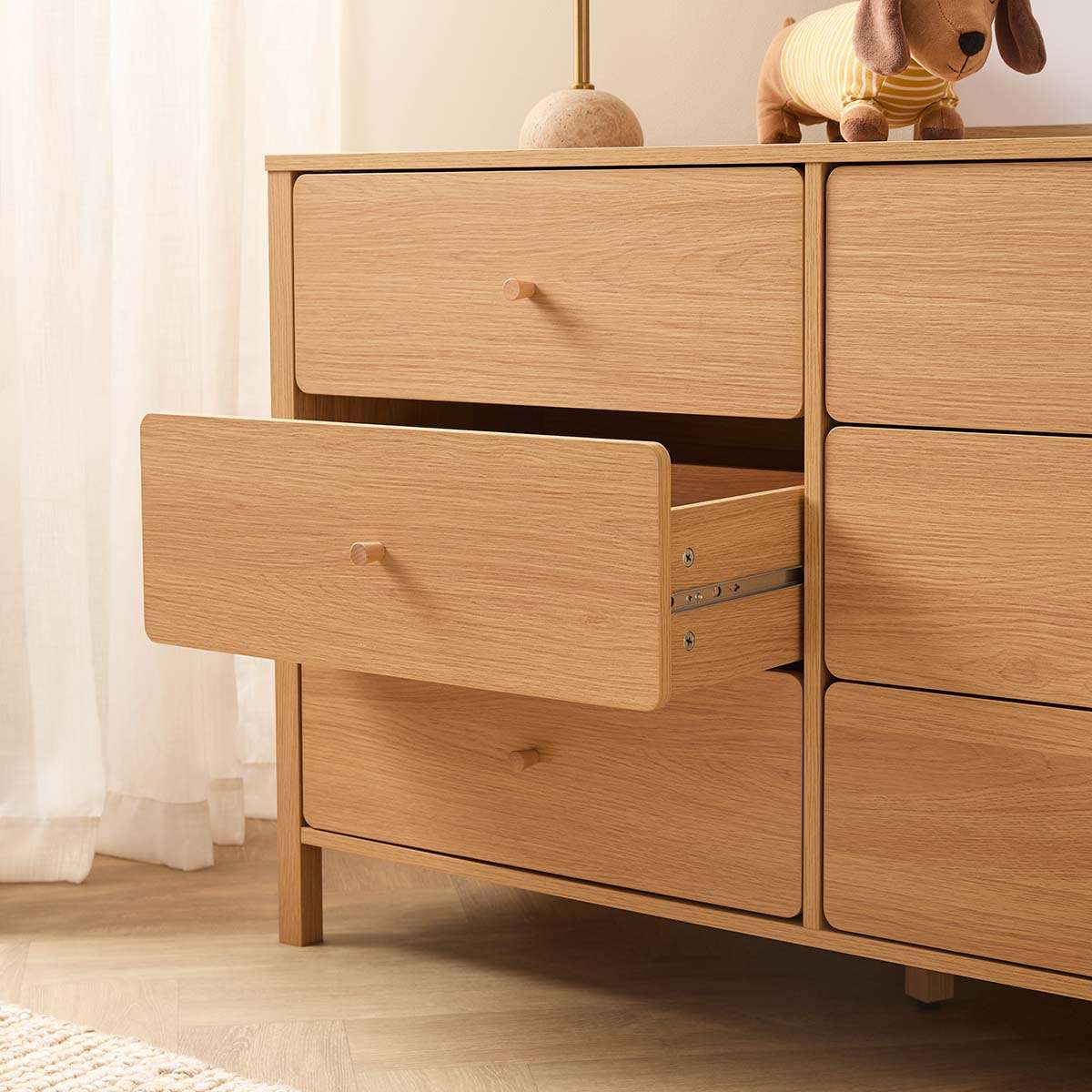 Ollie Six Drawer - Natural - Mocka New Zealand