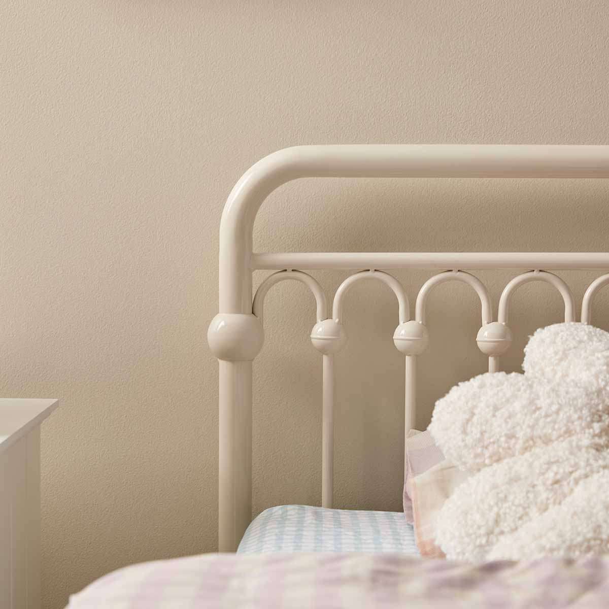 Classic Cottage Bed - King Single - Cream - Mocka New Zealand