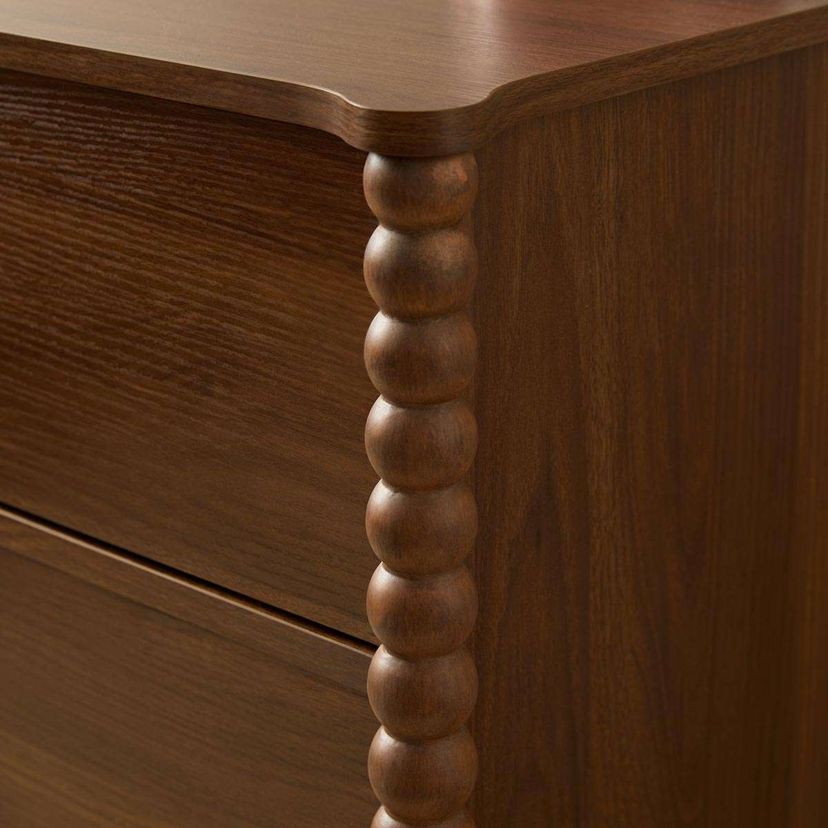 Betti Bobbin Six Drawer - Walnut - Mocka New Zealand