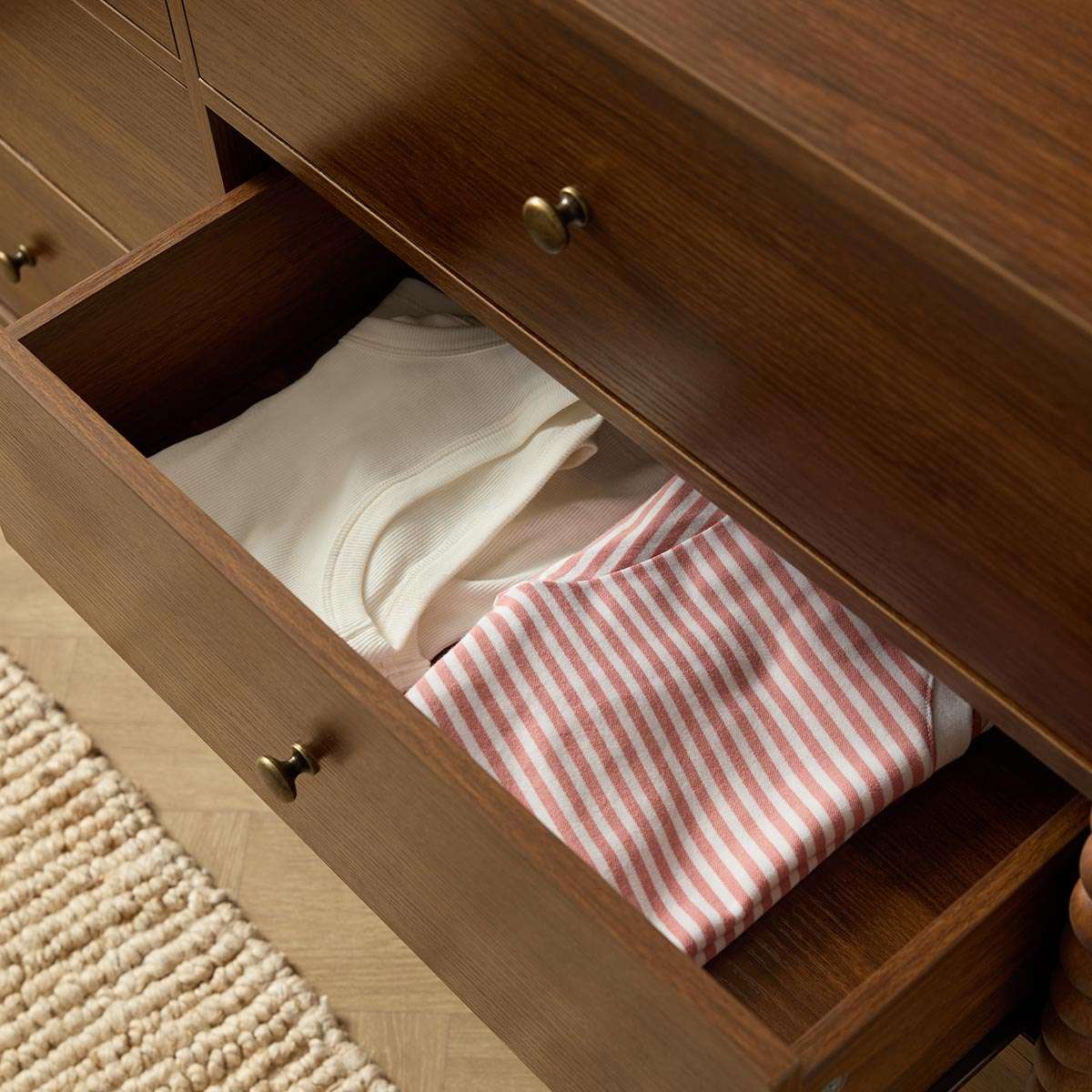Betti Bobbin Six Drawer - Walnut - Mocka New Zealand