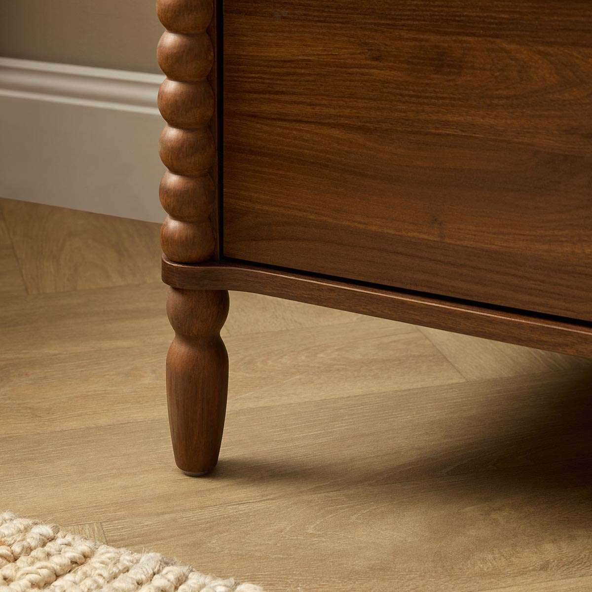 Betti Bobbin Six Drawer - Walnut - Mocka New Zealand